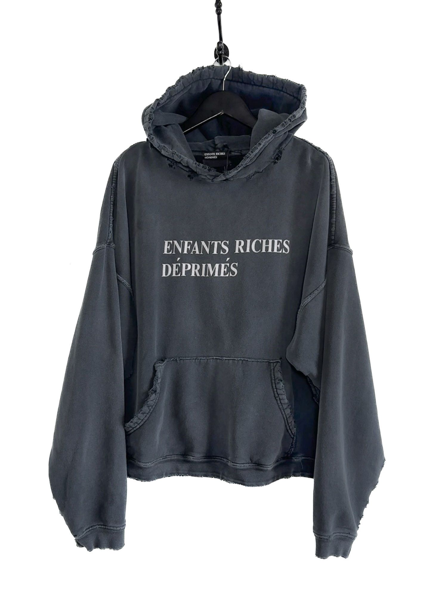 Enfants Riches Déprimés EDR Distressed Classic Logo Hoodie
