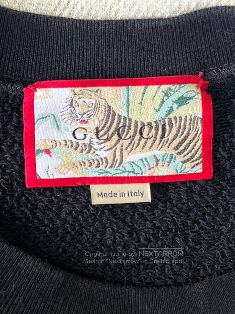 Gucci Gucci Tiger Double G Sweatshirt Size US L / EU 52-54 / 3 - 6 Thumbnail