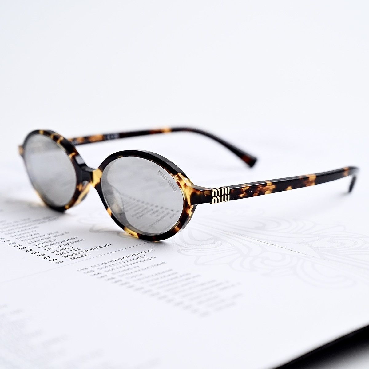 Miu Miu MIU MIU 0MU 04ZS GLASSES Size ONE SIZE - 2 Thumbnail