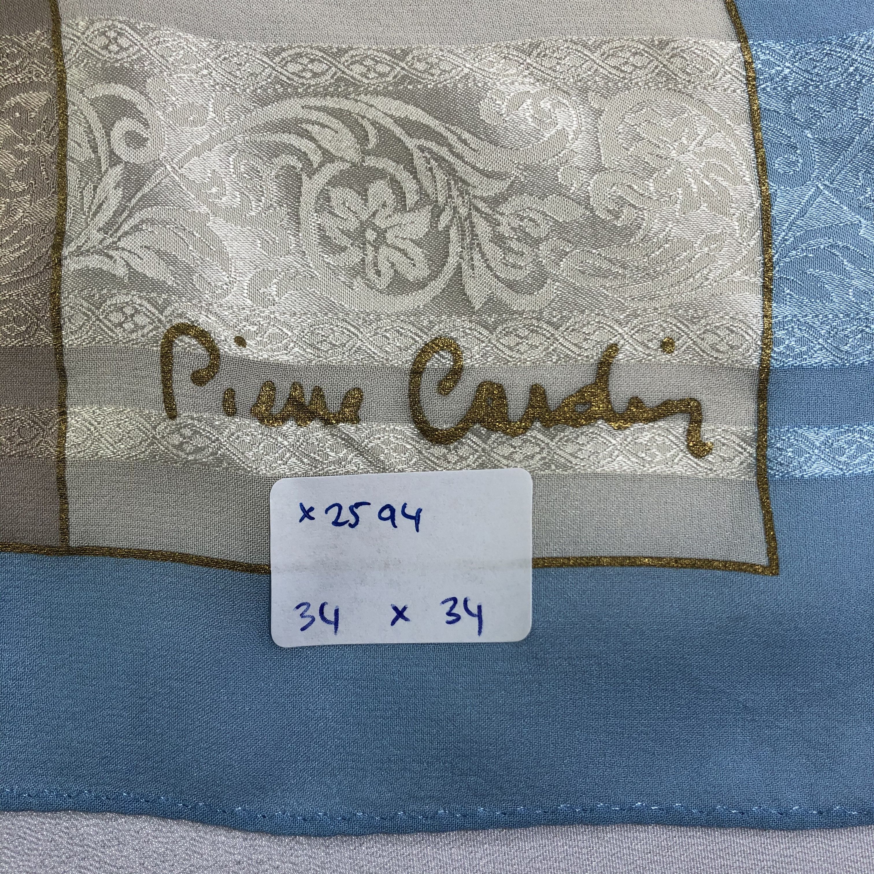 Pierre Cardin × Vintage Vintage Pierre Cardin Silk Scarf Size ONE SIZE - 7 Thumbnail