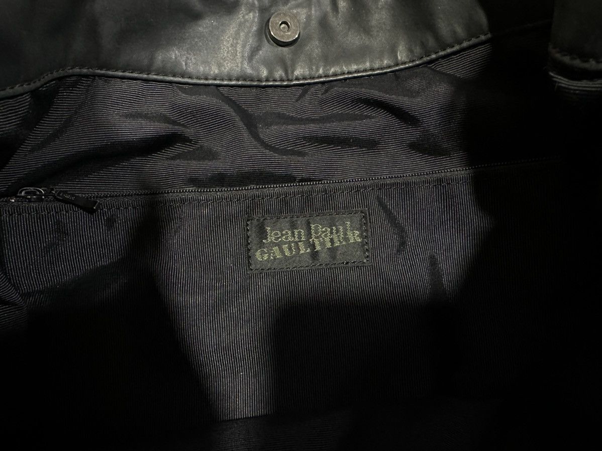 Gaultier Homme Objet × Jean Paul Gaultier 🔥Vintage Jean Paul Gautier Leather Tote Bag Zip JPG Bag Size ONE SIZE - 14 Thumbnail