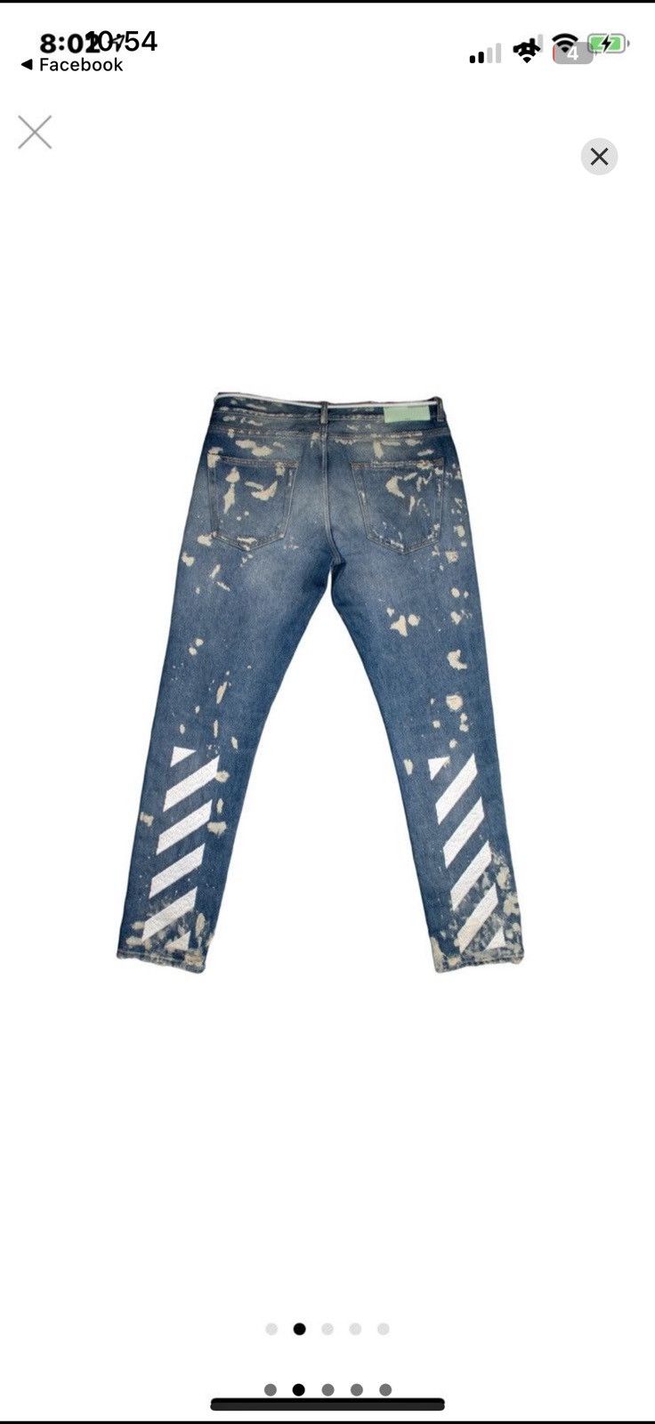 Off-White Off White Jeans (ohgeesy) Size US 32 / EU 48 - 3 Thumbnail