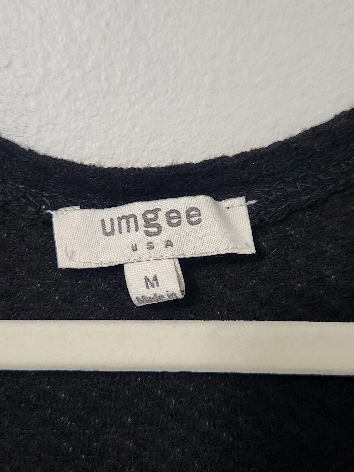 Designer Umgee Sweater Dress Medium V Neck Button Down waffle Size M / US 6-8 / IT 42-44 - 2 Thumbnail