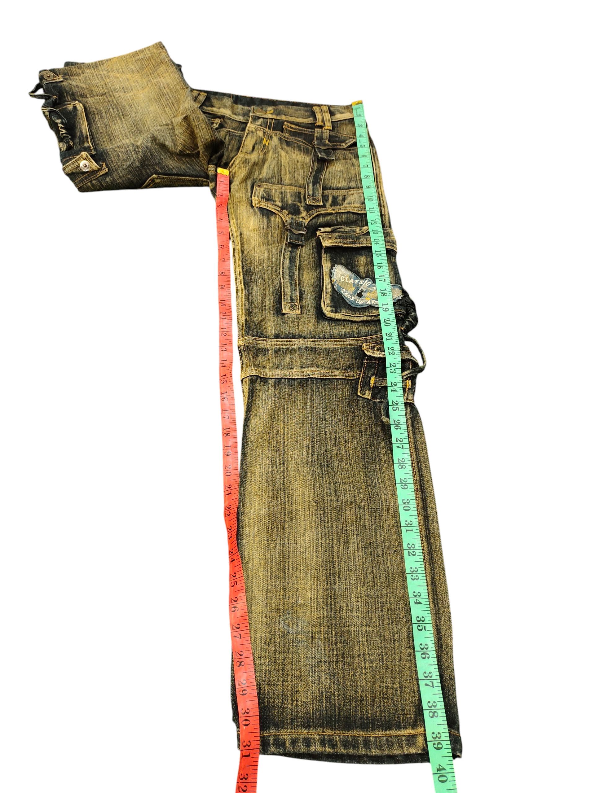 Japanese Brand DeArt Japan Bondage Tactical Multi Pocket Jeans Cyberpunk Size US 30 / EU 46 - 16 Thumbnail