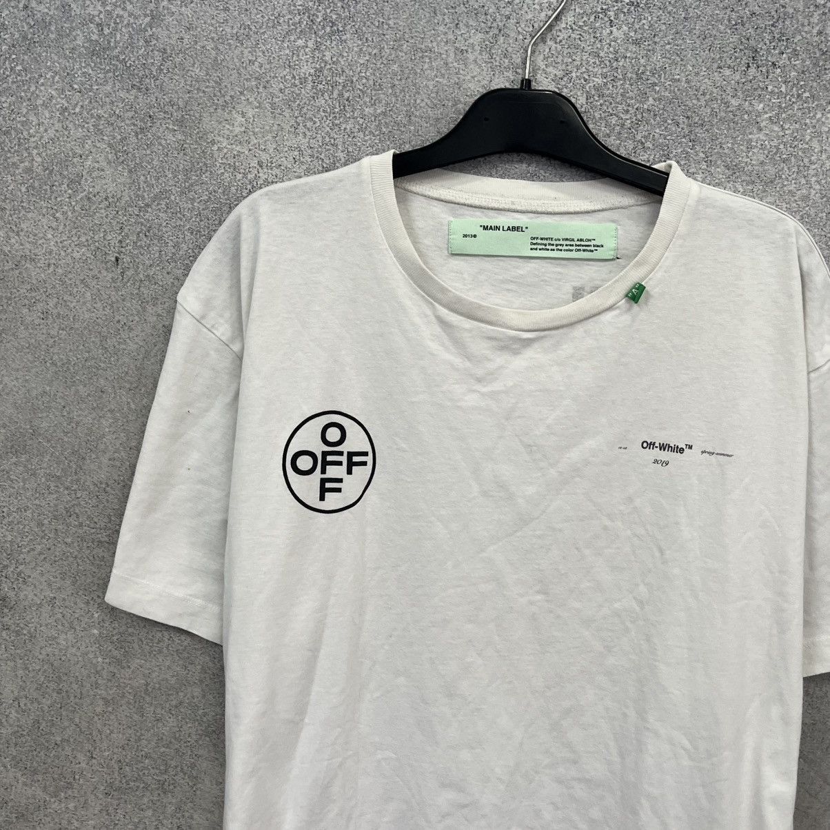 Off-White Off White T-shirt Big Logo White Size US S / EU 44-46 / 1 - 4 Thumbnail