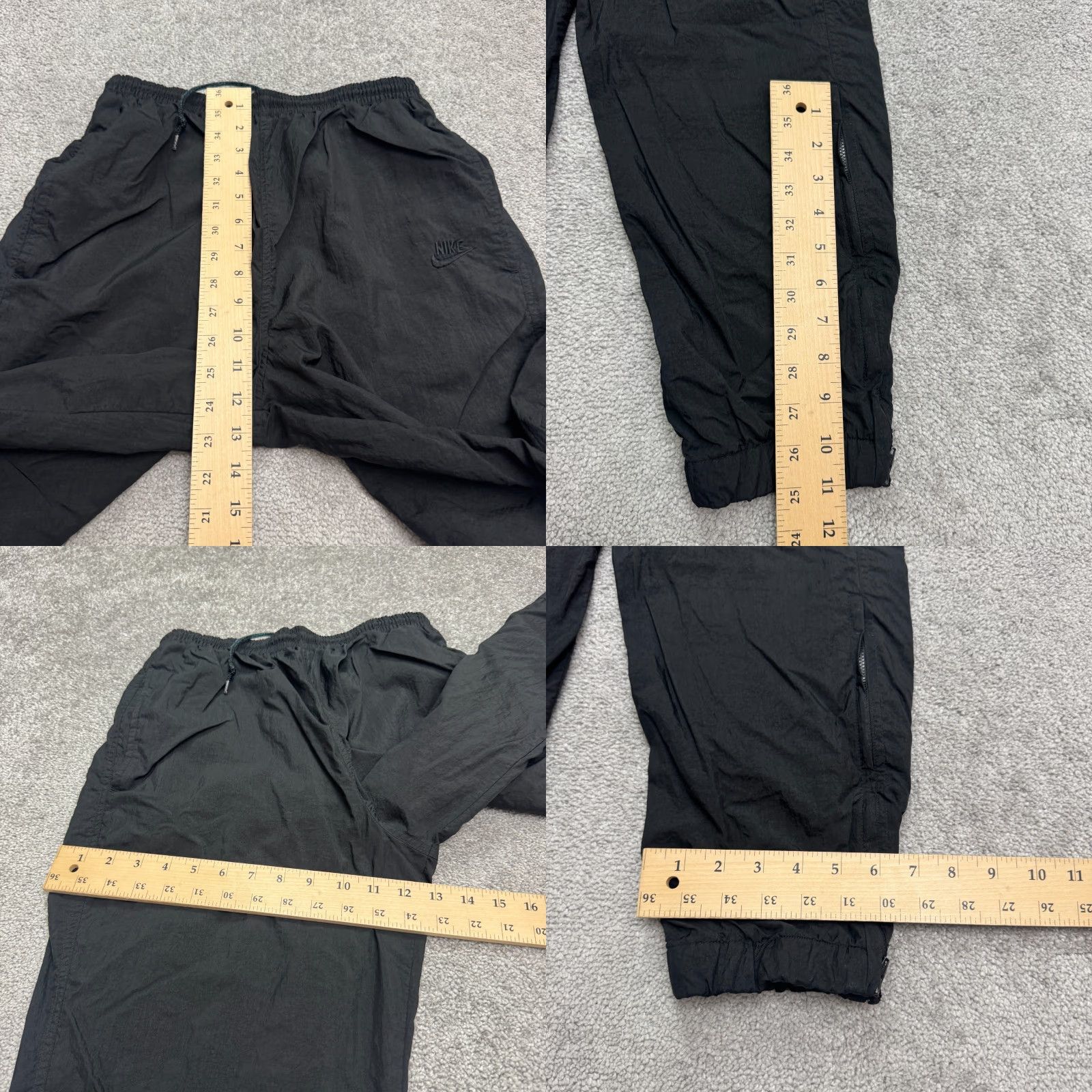 Nike VINTAGE Nike Jogger Track Pants Unisex Medium Black* Size 32" / US 10 / IT 46 - 9 Thumbnail
