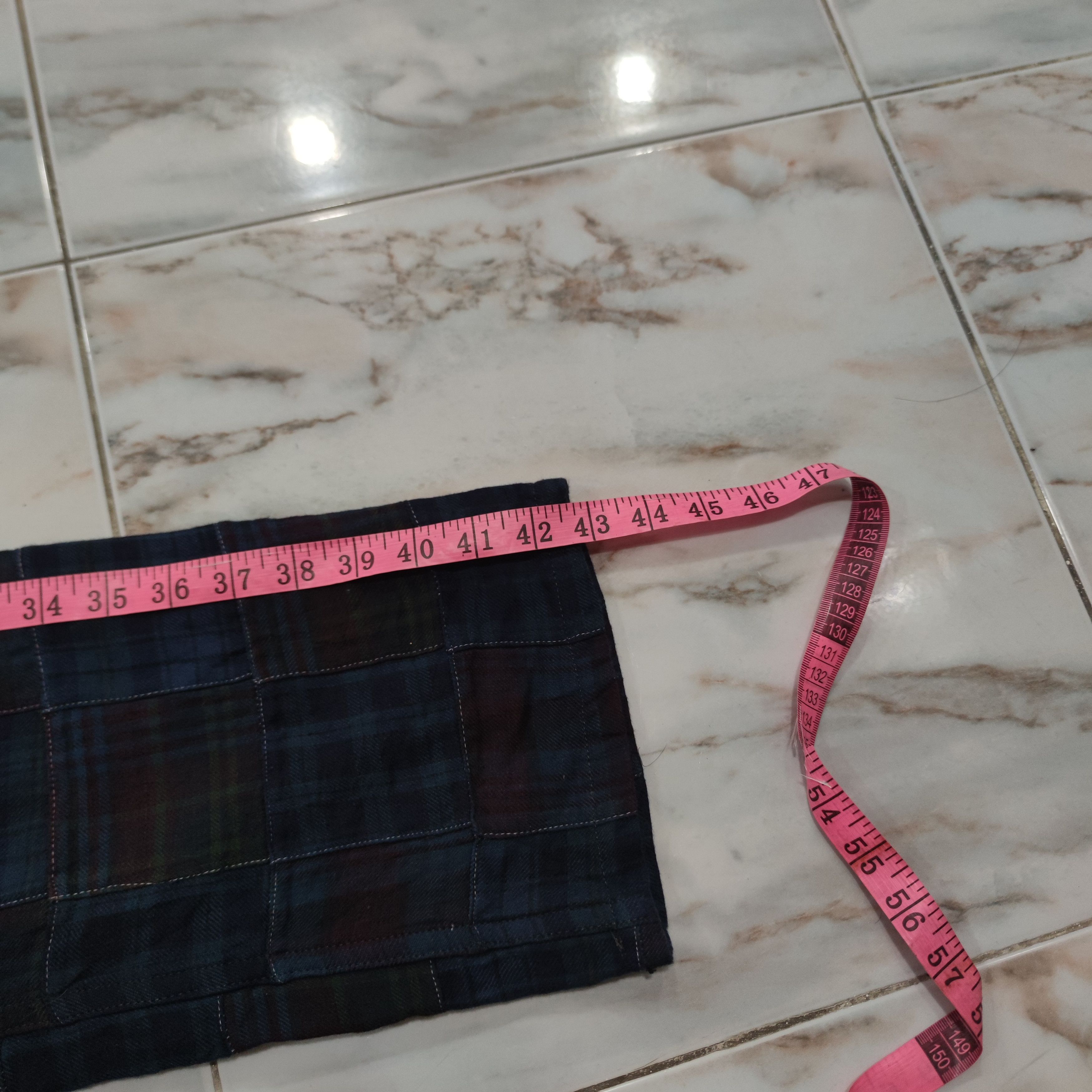 If Six Was Nine × Japanese Brand L.Z.G RARE PATCHWORK DESIGN PANT MADE IN JAPAN Size US 33 - 8 Thumbnail
