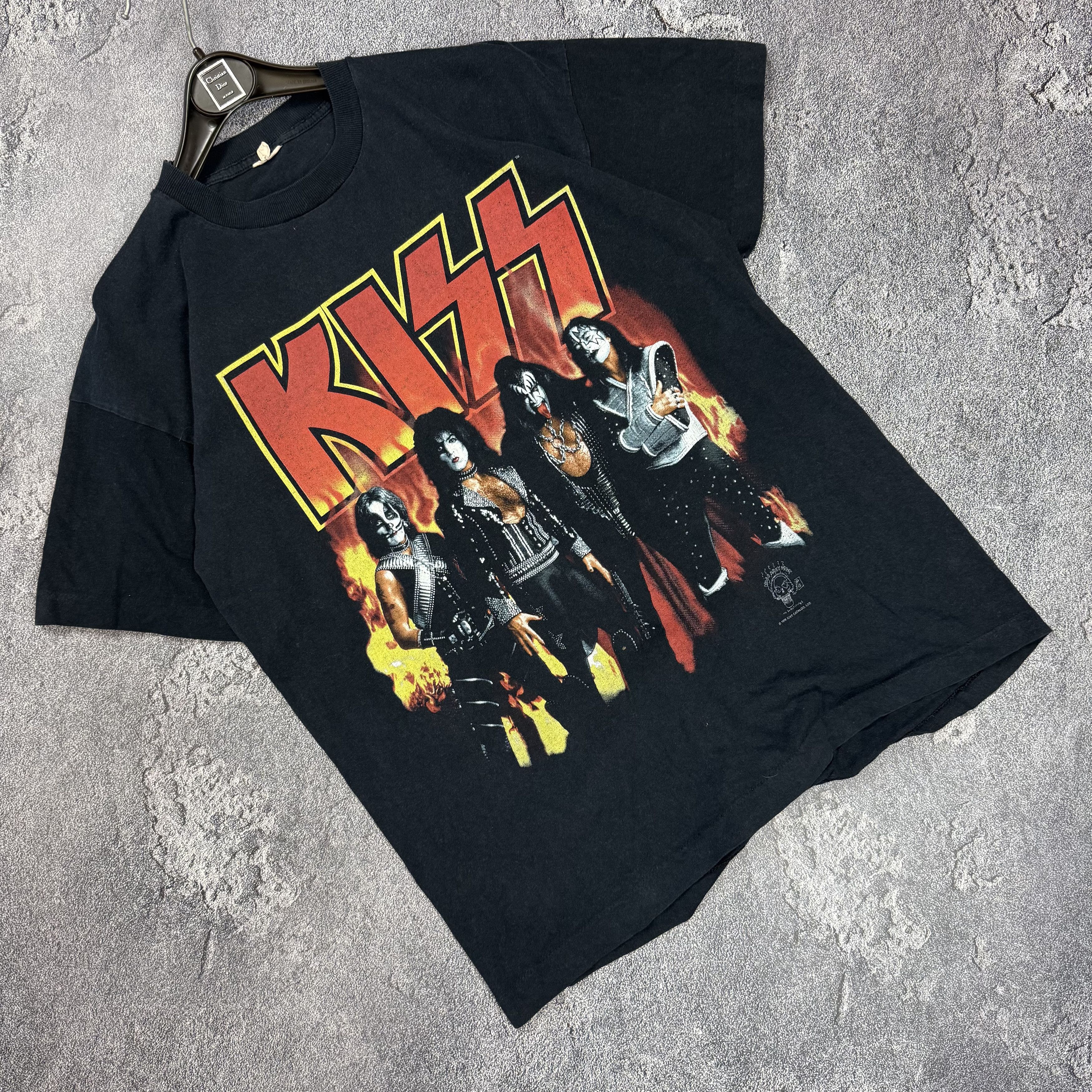 KISS Vintage Kiss 1996-1997 World Tour Rock Band T-shirt Size US M / EU 48-50 / 2 - 3 Thumbnail