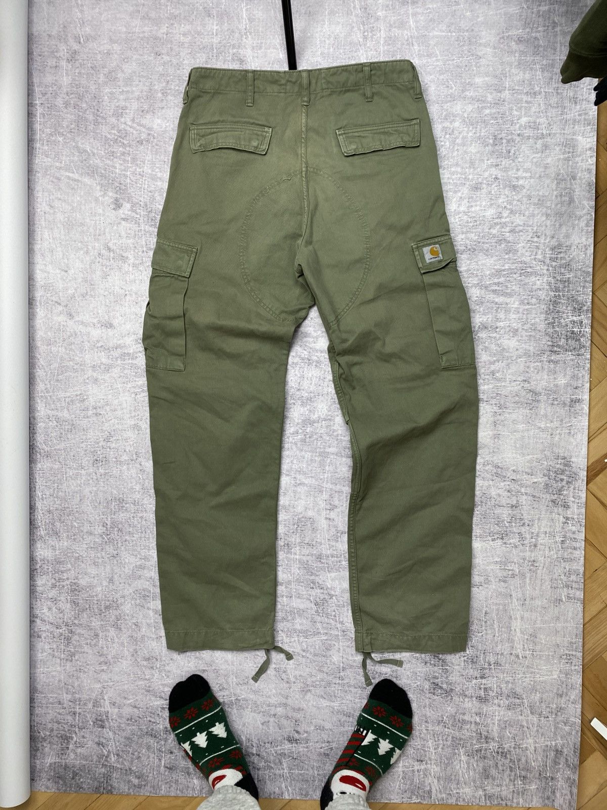 Carhartt Carhartt khaki work cargo pants Size US 30 / EU 46 - 4 Thumbnail
