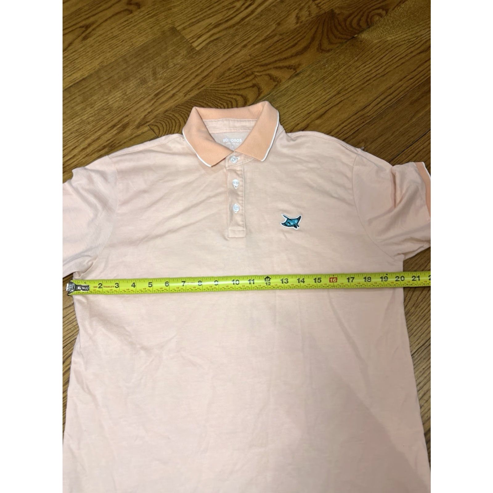 Bonobos VINTAGE Bonobos Polo Shirt Men Small Short Sleeve Orange Spun Cotton Embroidered 90s Casual Size US S / EU 44-46 / 1 - 4 Thumbnail