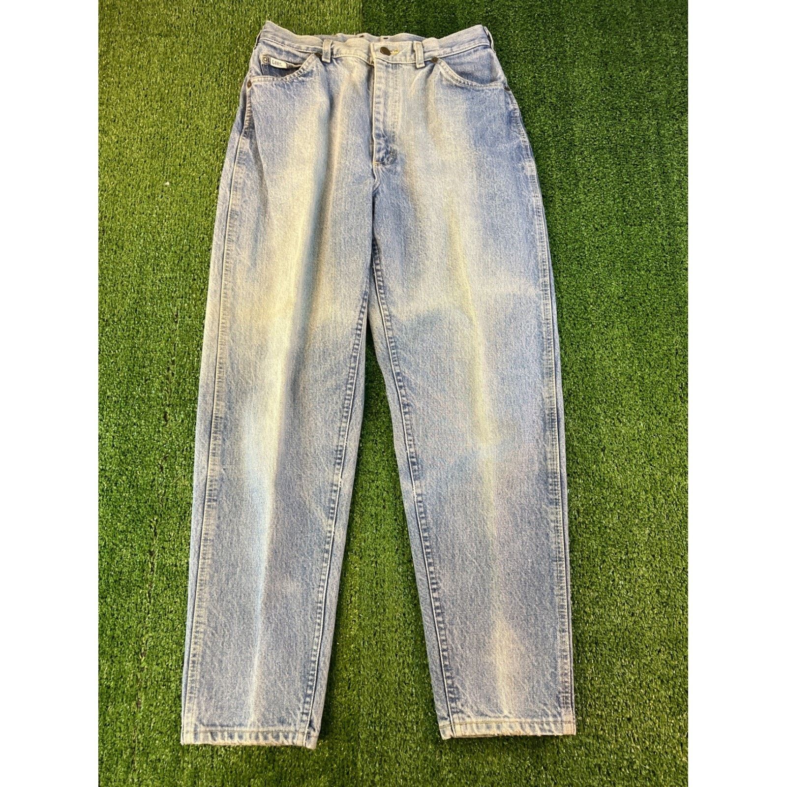 Lee Vintage Lee High Waisted Tapered Leg Jeans USA Made 13M Size 30" / US 8 / IT 44 - 1 Thumbnail