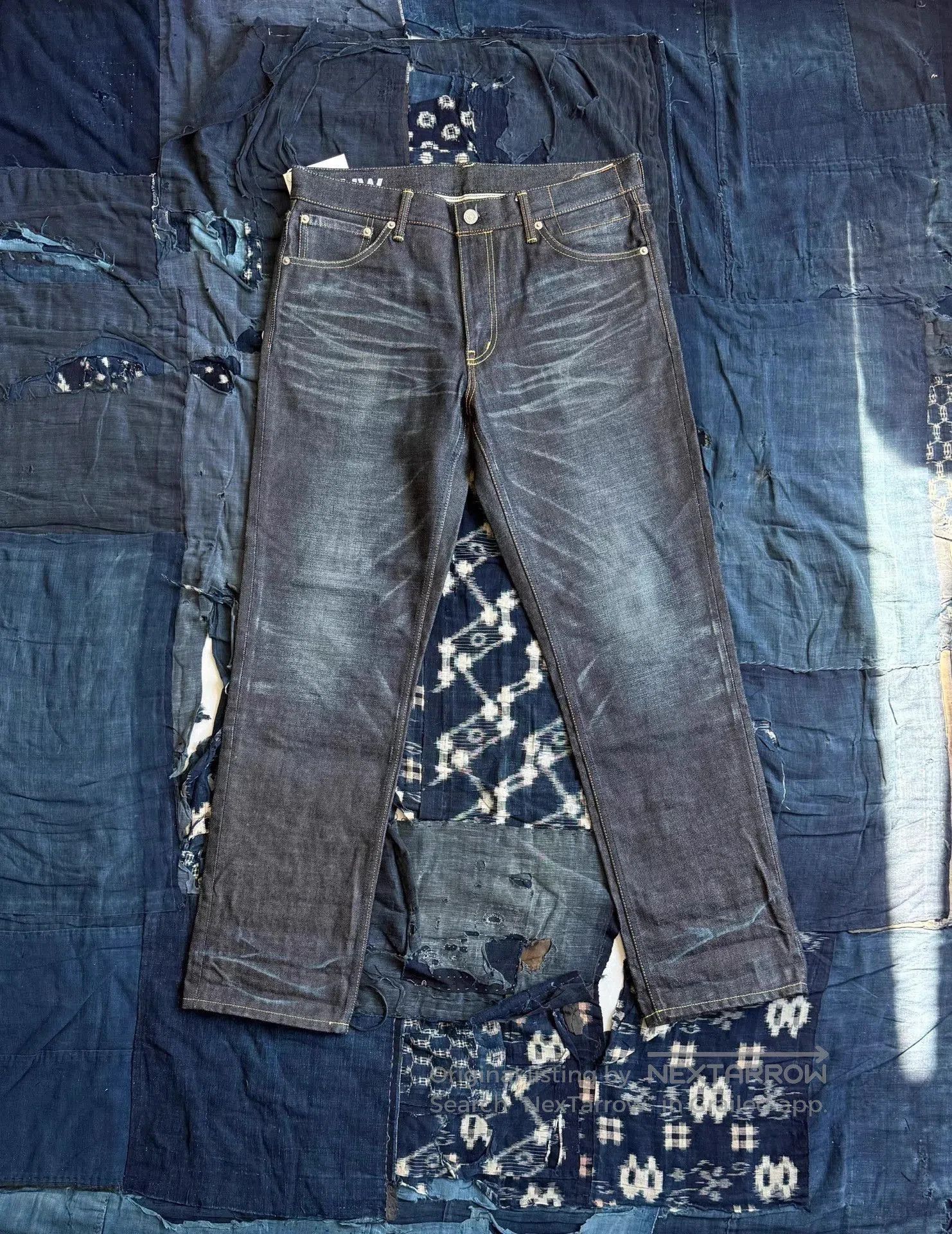 Visvim Distressed Multi Denim Jeans Size 34. Size US 34 / EU 50 - 1 Thumbnail