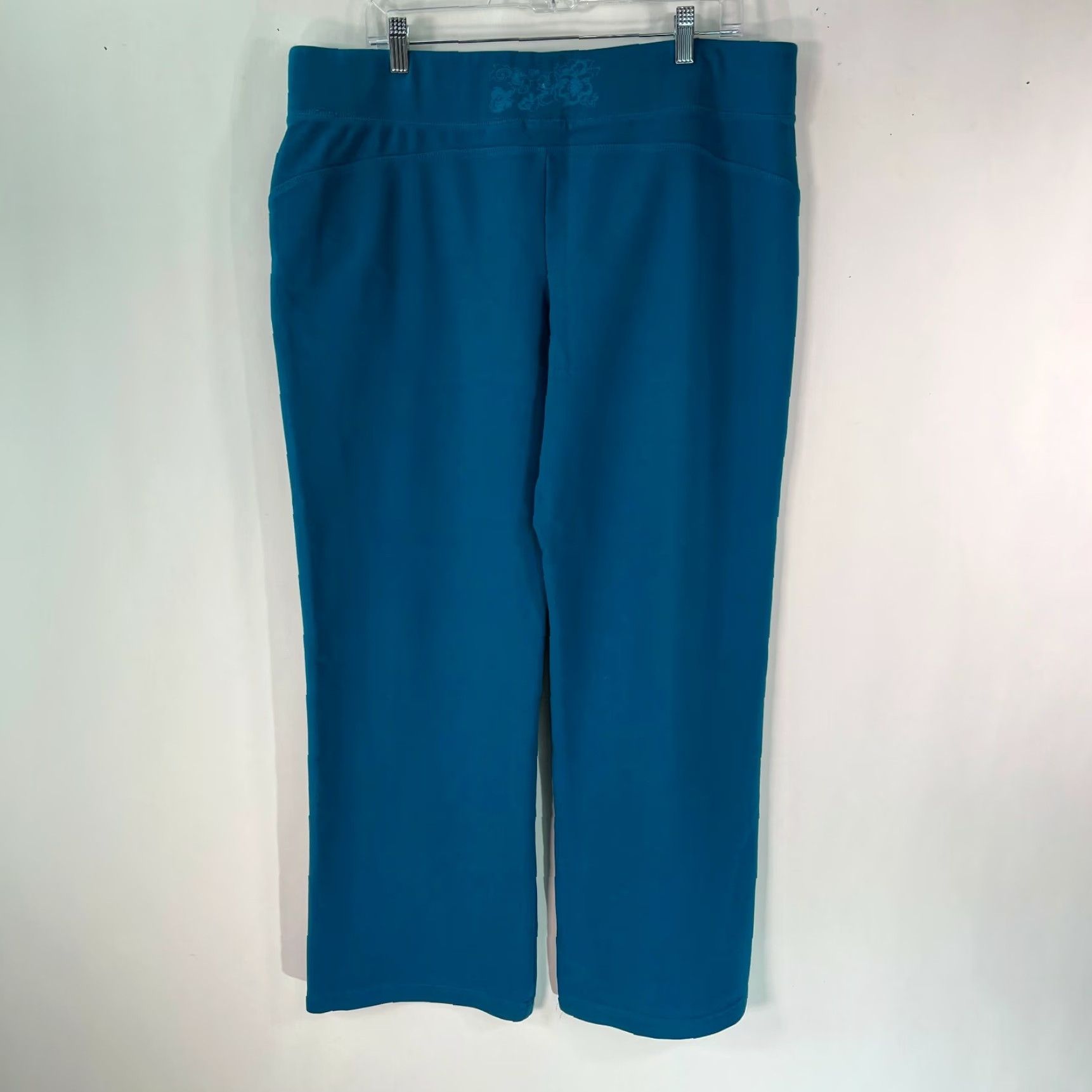 Athletic Works Athletic Works Womens Track Pants XL 16/18 Blue Gym Activewear Size 40" / US 18 - 2 Thumbnail