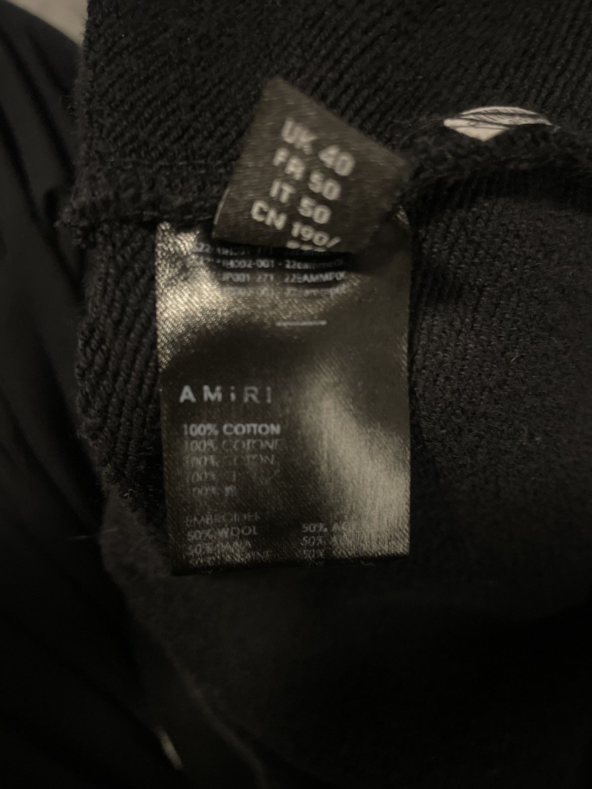 Amiri Amiri Stitch Hoodie Size US L / EU 52-54 / 3 - 4 Thumbnail