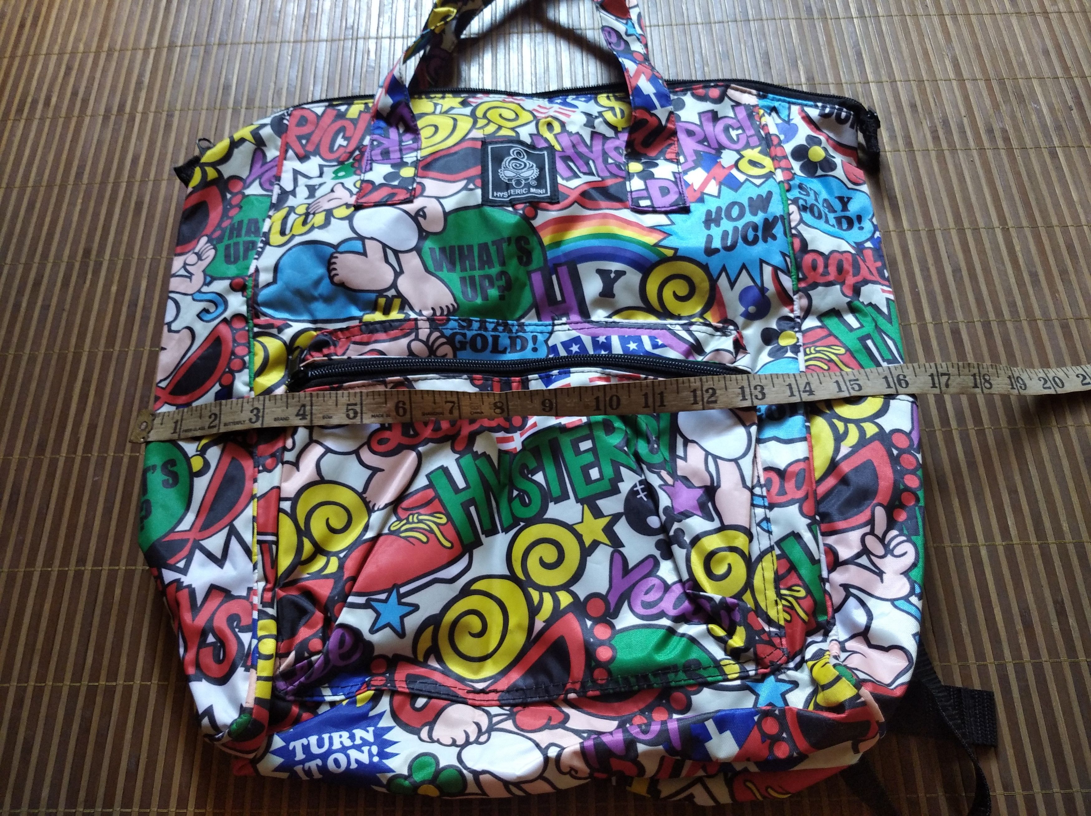 Blackjack × Hysteric Glamour × Japanese Brand Hysteric Mini fullprint magazine backpack tote bag like new Size ONE SIZE - 7 Thumbnail