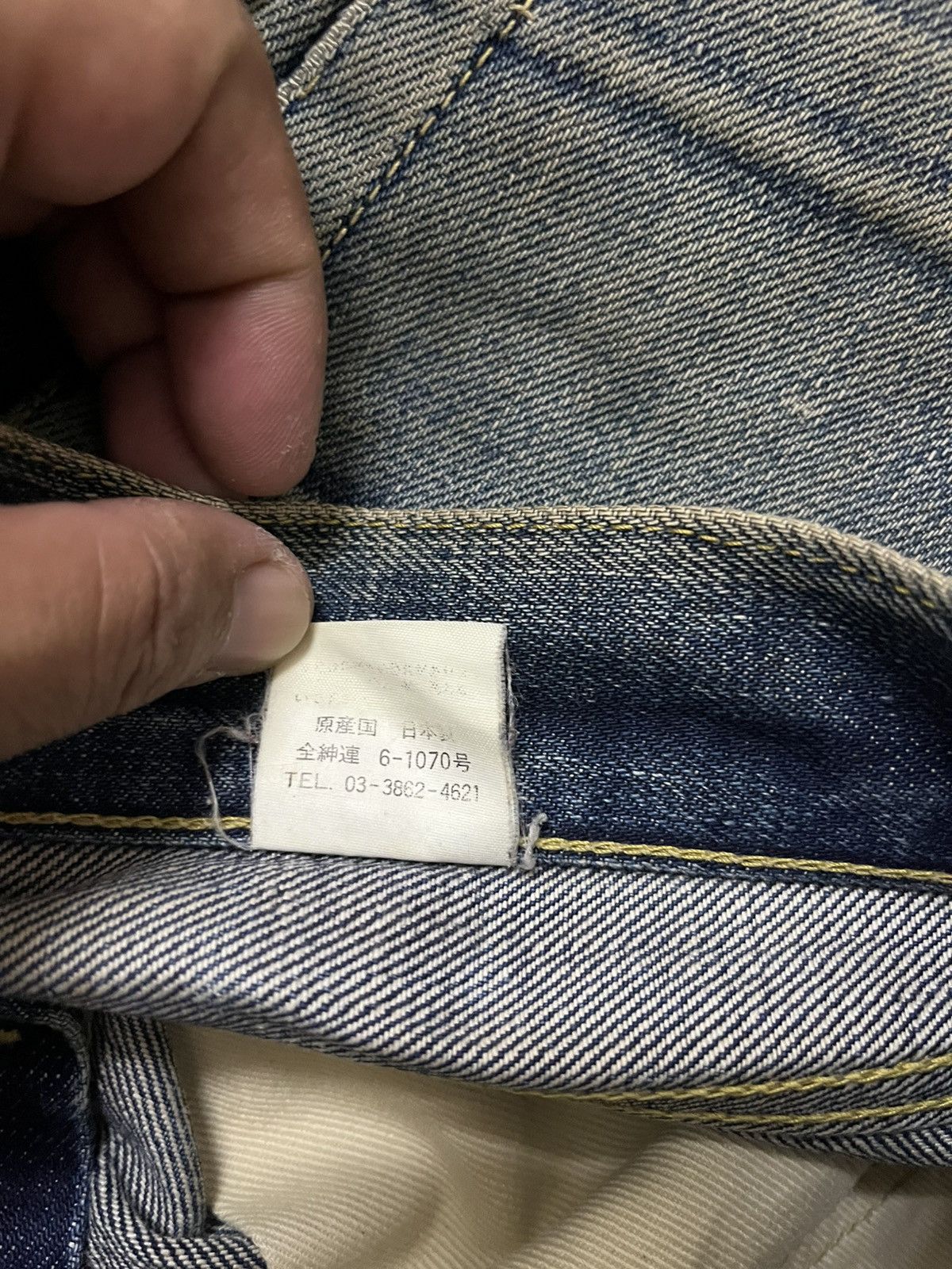 Vintage Vintage Paul Smith purple line selvedge distressed denim Size US 31 - 11 Thumbnail
