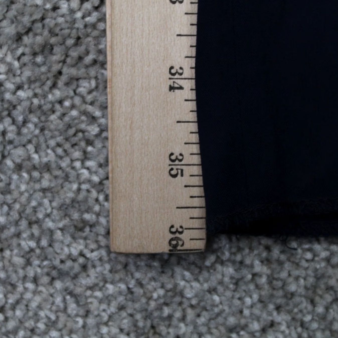 Perry Ellis Perry Ellis Pants Dress Pants NWT Mens 43 Navy Solid Twill Flat Front Polyester Regular Straight 36in Inseam Slacks Size US 43 - 4 Thumbnail