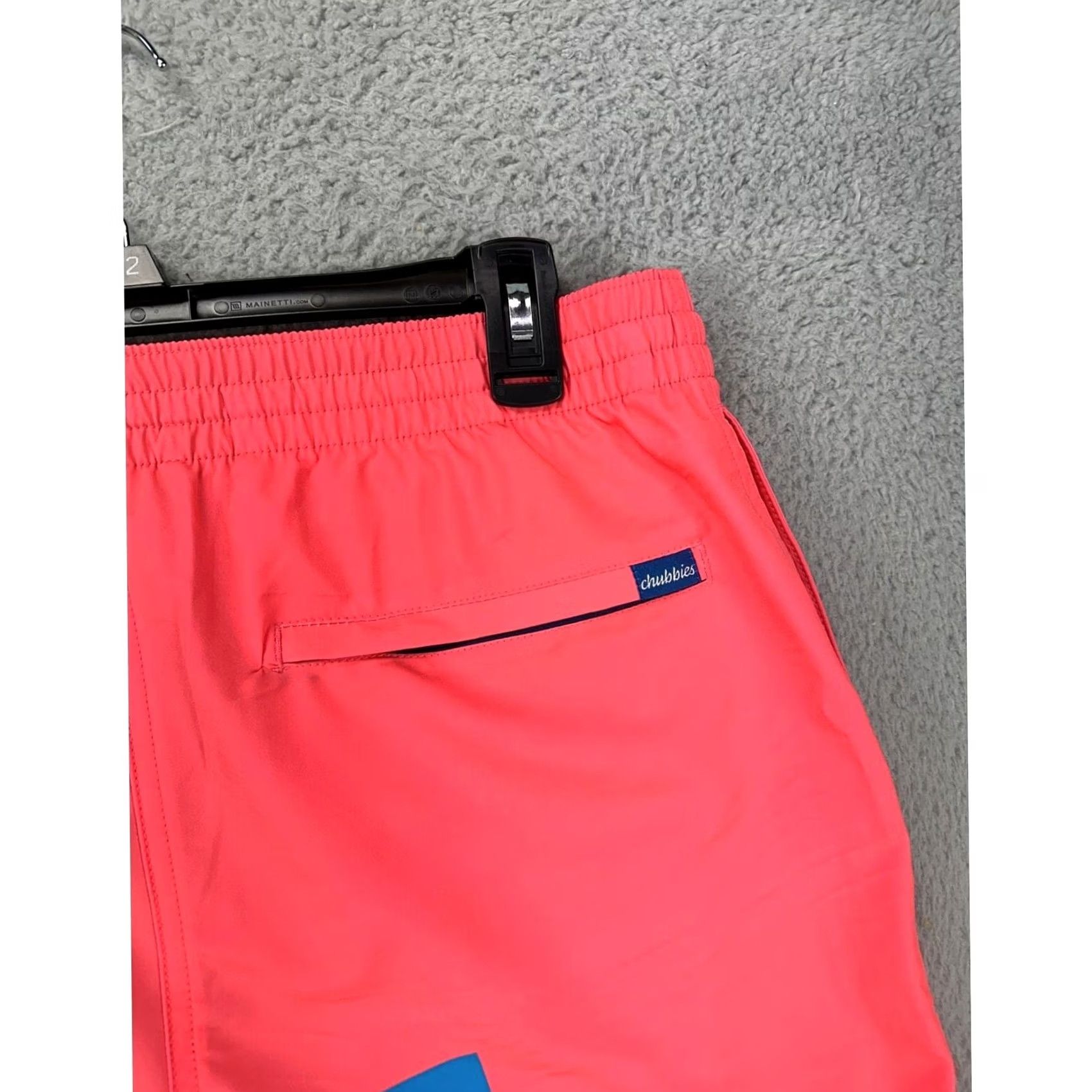 Chubbies Chubbies Swim Trunks Board Shorts Mens Medium Pink Lined Swimwear Elastic Waist Drawstring 32 Inseam 5.5 Solid Beach Size US 31 - 6 Thumbnail