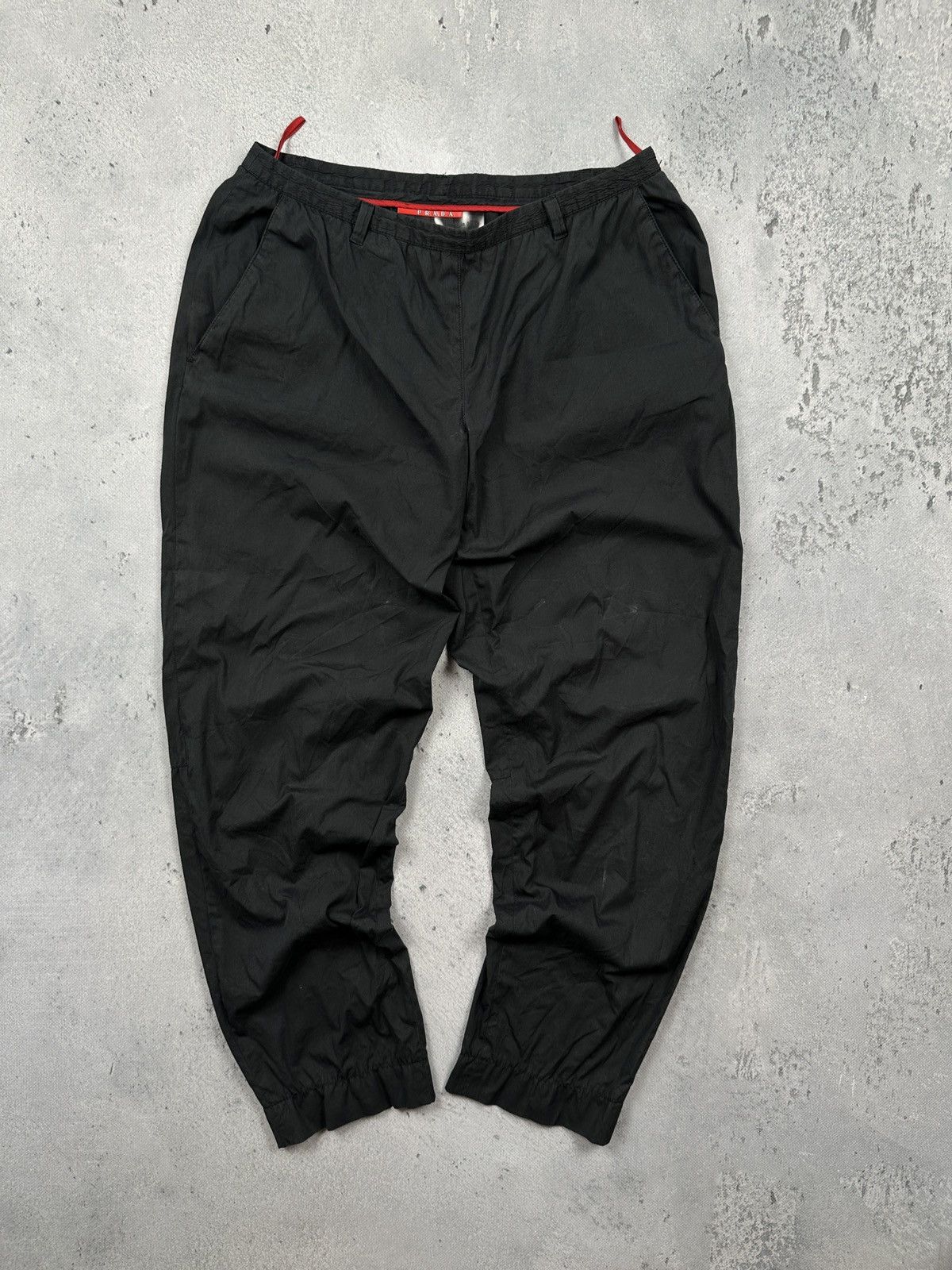 Prada Rare Vintage Y2K Prada Sport Cropped Nylon Pants