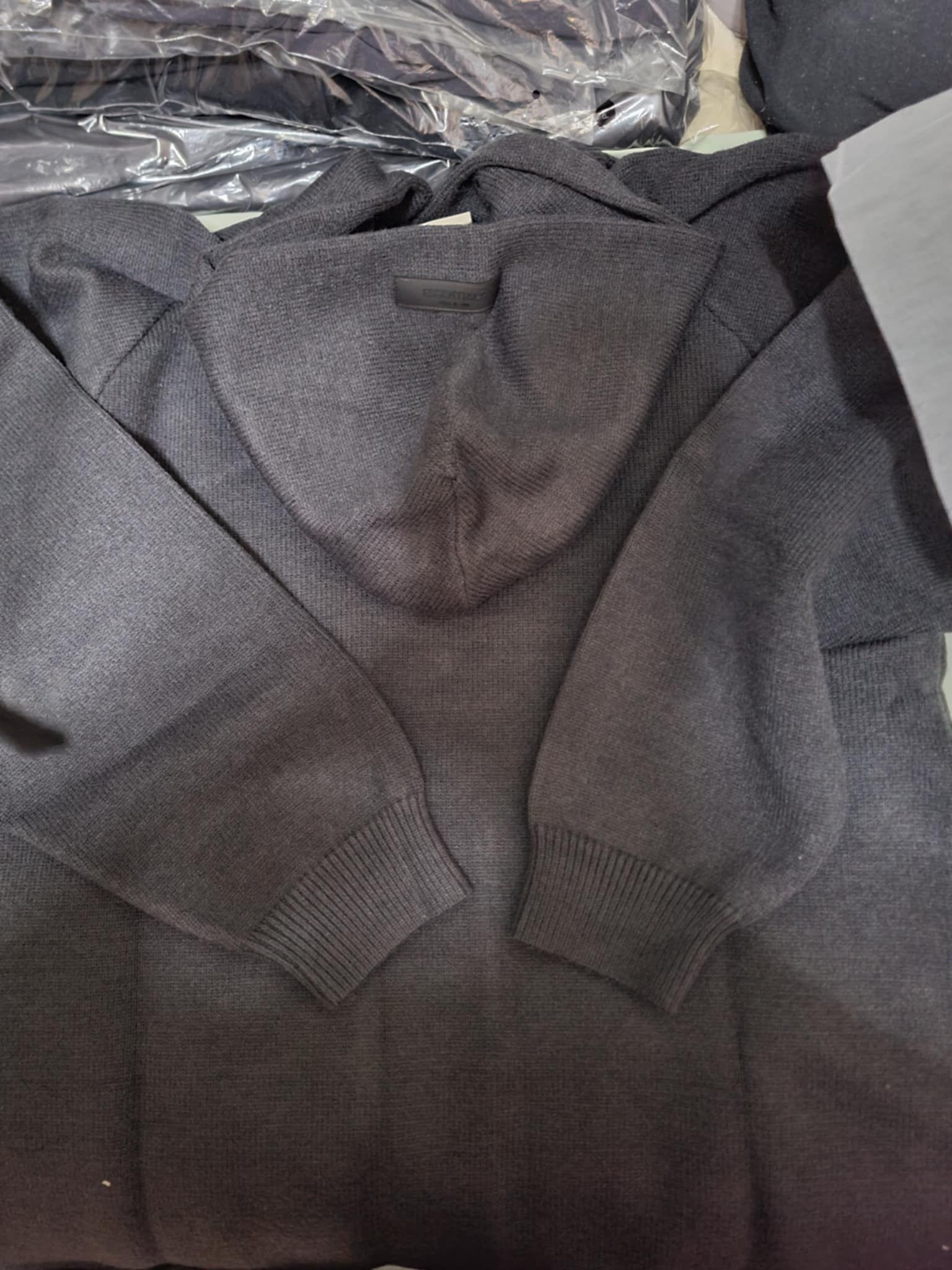 Fear of God sz S Fear of God Essentials 1977 Knit Hoodie Iron Size US S / EU 44-46 / 1 - 5 Thumbnail