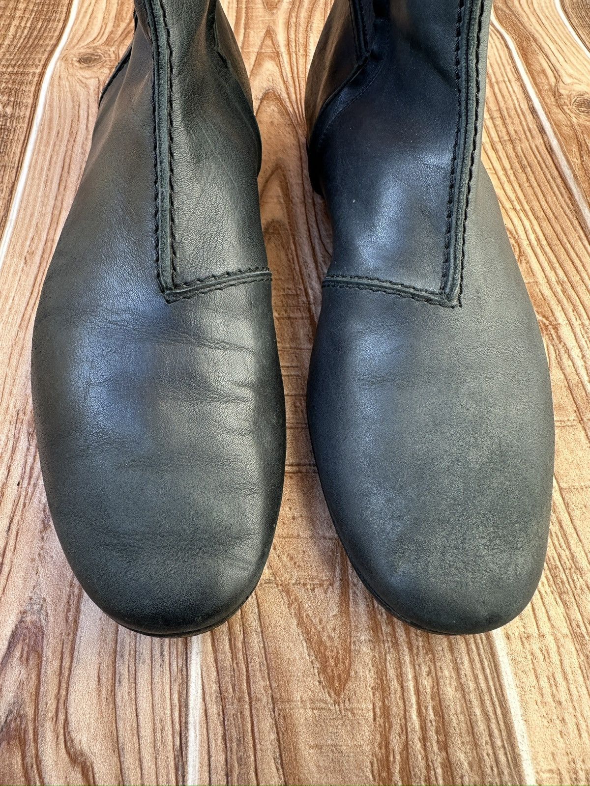 Maison Margiela RARE Maison Martin Margiela BLack Leather Side-Zip Boots Size US 11 / EU 44 - 5 Thumbnail
