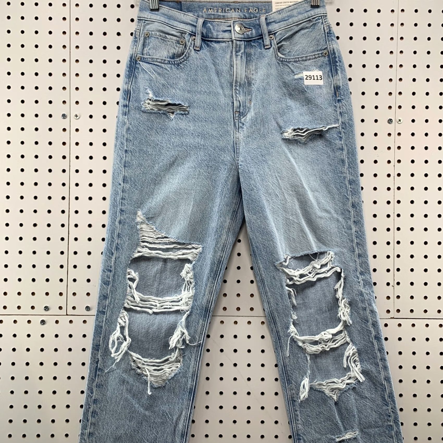 American Eagle Outfitters American Eagle Jeans 90s Boyfriend High Rise Denim 26x30 Blue Womens Size 2 XS? 2 Size 26" / US 2 / IT 38 - 6 Thumbnail
