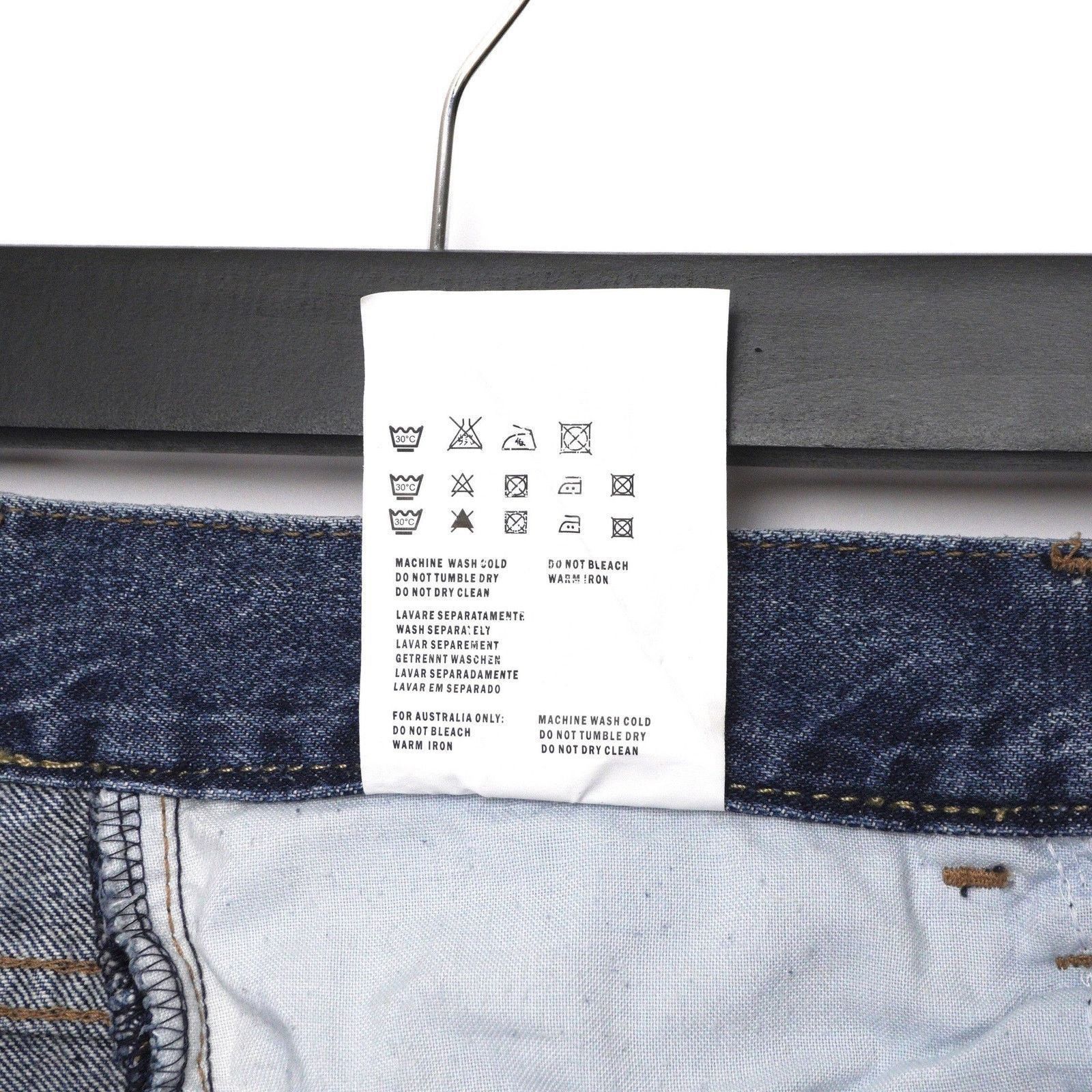 Prada Prada 2000 Linea Rossa Tab Patchwork Indigo Denim Pant Jeans Size US 29 - 9 Thumbnail
