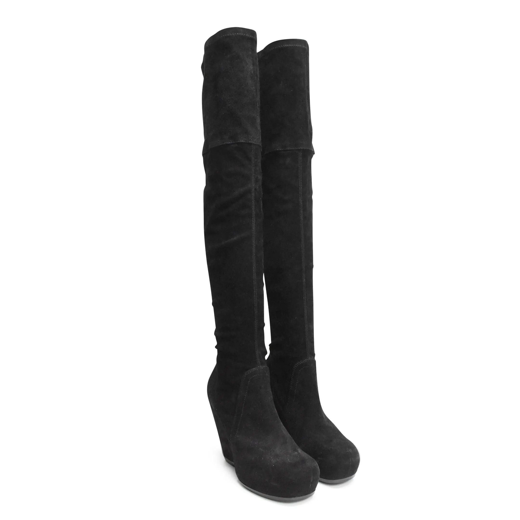 Rick Owens Rick Owens Wedge Boots- Women's 37 Size US 7 / IT 37 - 2 Thumbnail