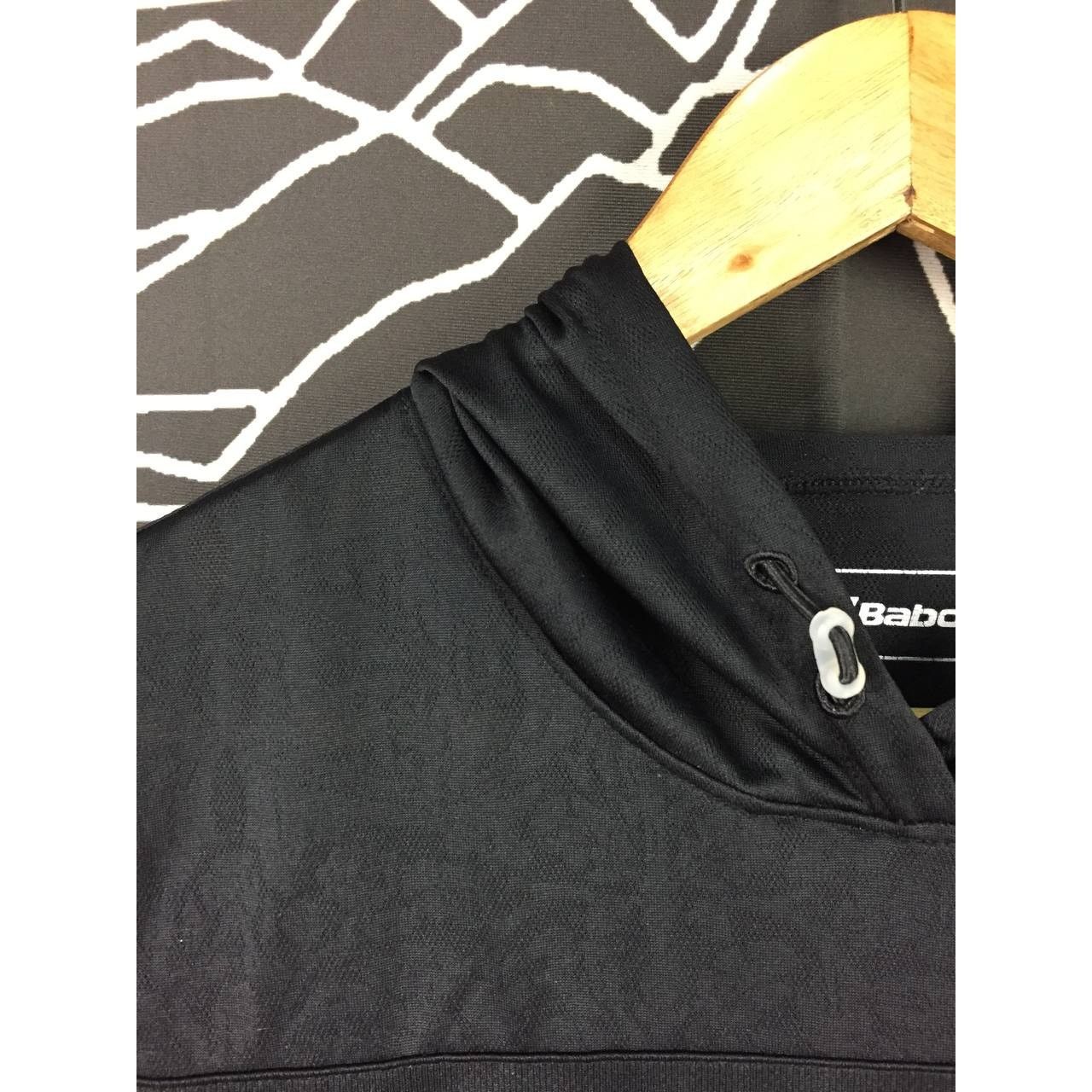 Vintage Babolat Sleeveless Athletic Hoodie Ruffle Hem Tennis Top Size M / US 6-8 / IT 42-44 - 4 Thumbnail
