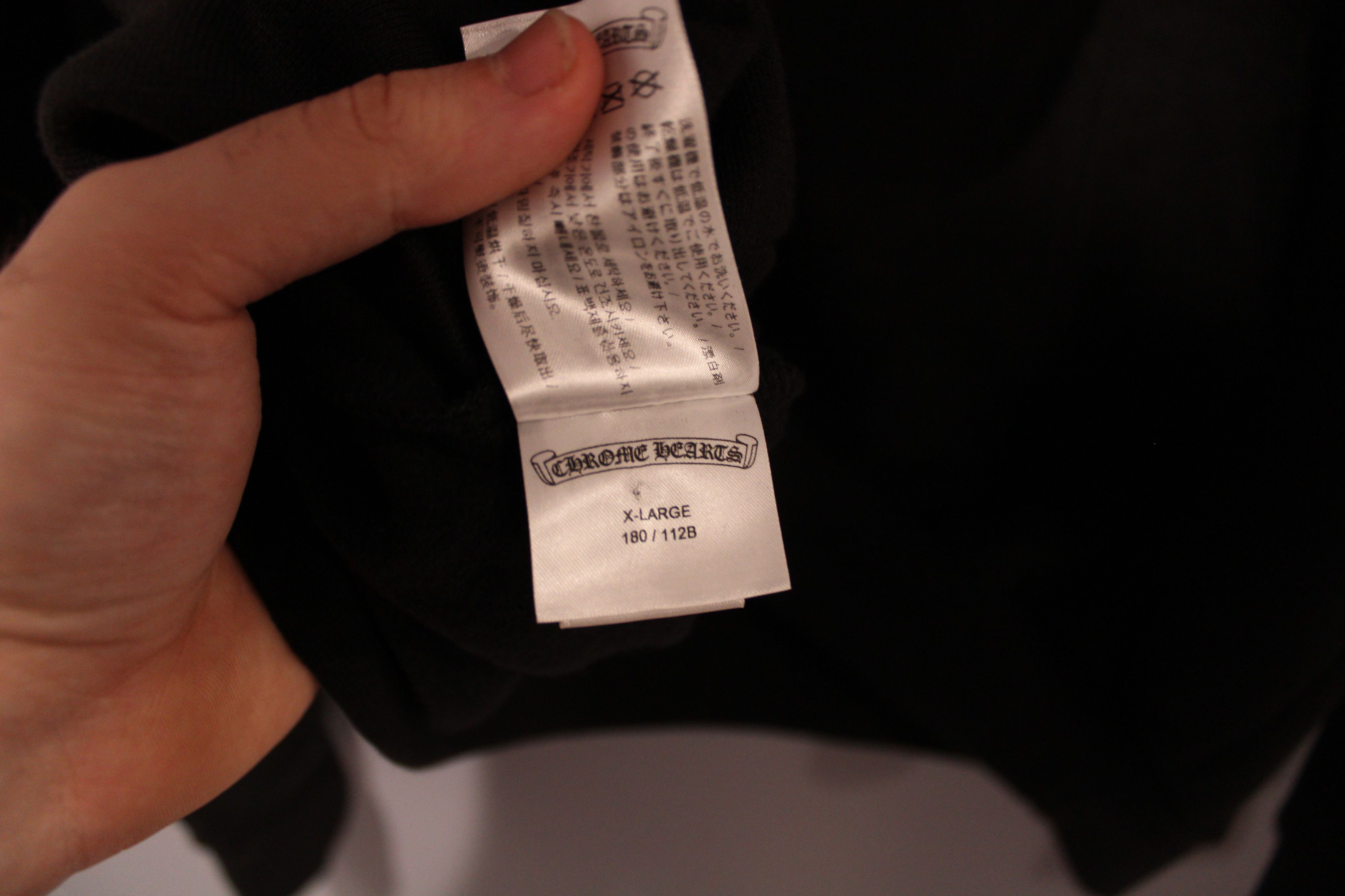 Chrome Hearts CHROME HEARTS VERTICAL LOGO CLASSIC HOODIE Size US XL / EU 56 / 4 - 3 Thumbnail