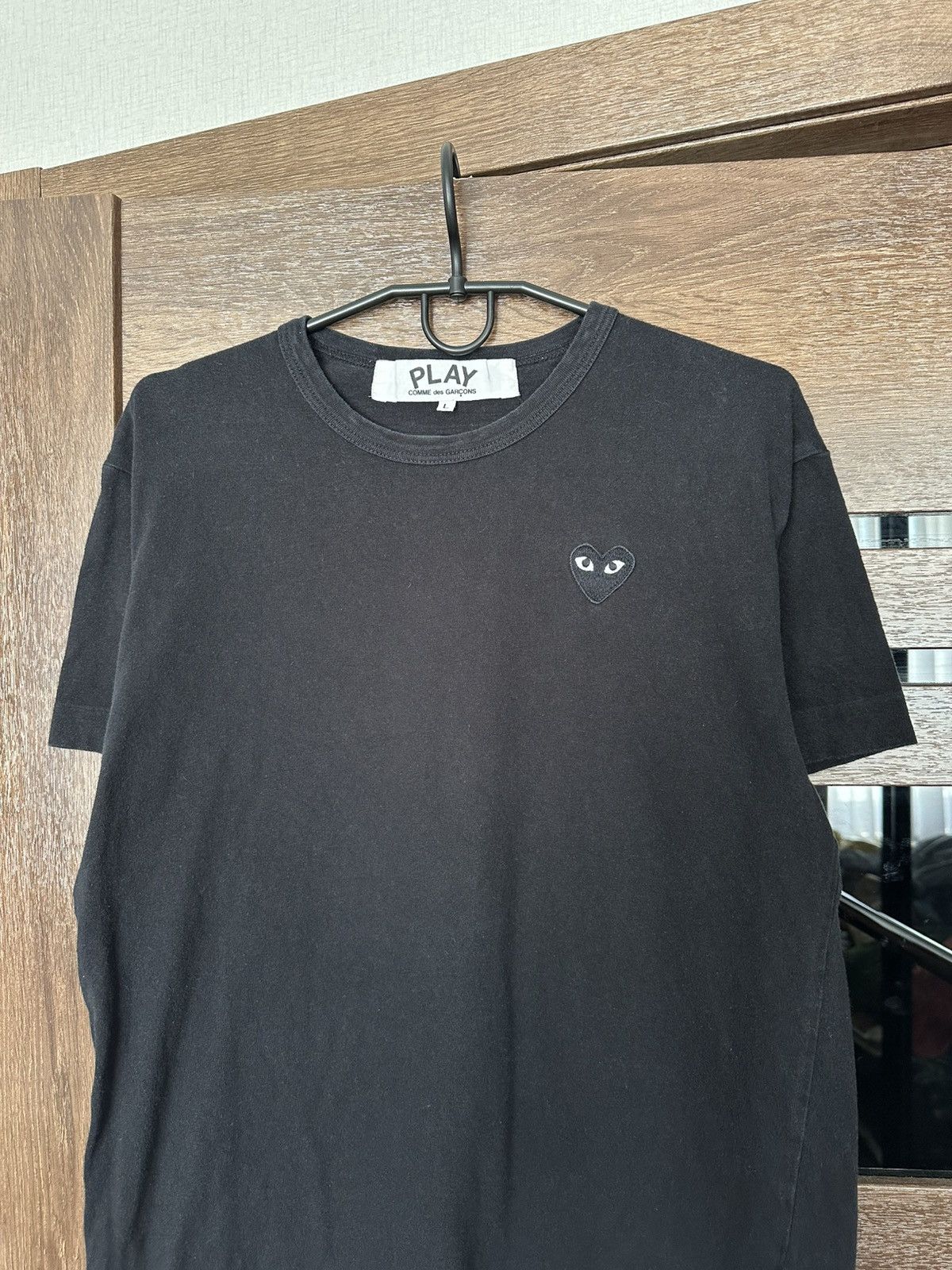 Comme des Garcons PLAY Comme Des Garcons PLAY CDG T-Shirt Black Logo Heart Size US L / EU 52-54 / 3 - 5 Thumbnail