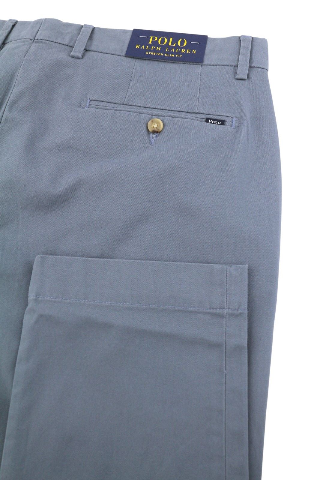 Ralph Lauren W33/L32 Blue Slim Stretch Chino Trousers 87042 Size US 33 - 5 Thumbnail