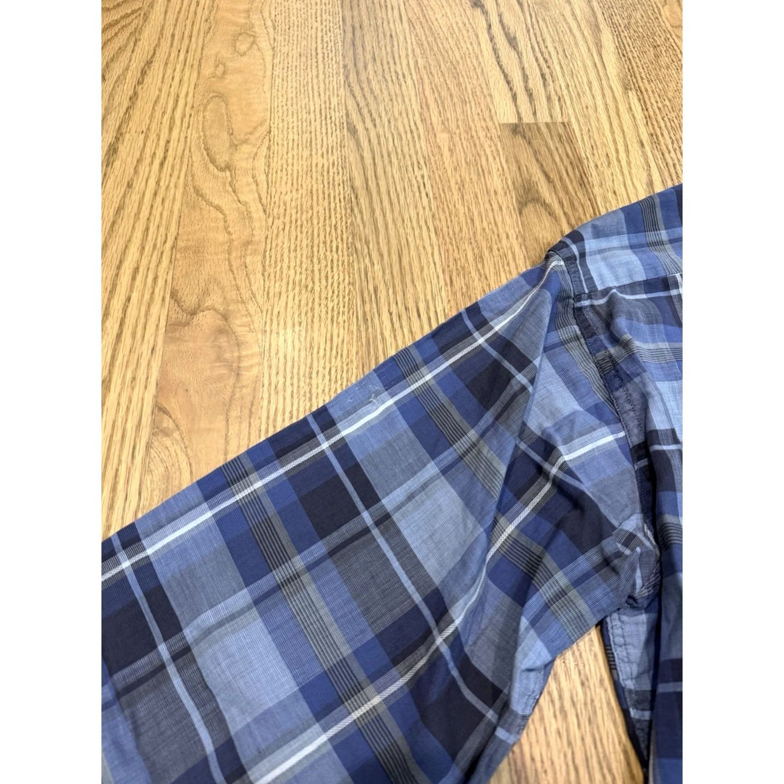 Arrow VINTAGE Arrow Loop Collar Shirt Men’s M Blue Plaid Rockabilly Vtg Size US M / EU 48-50 / 2 - 4 Thumbnail