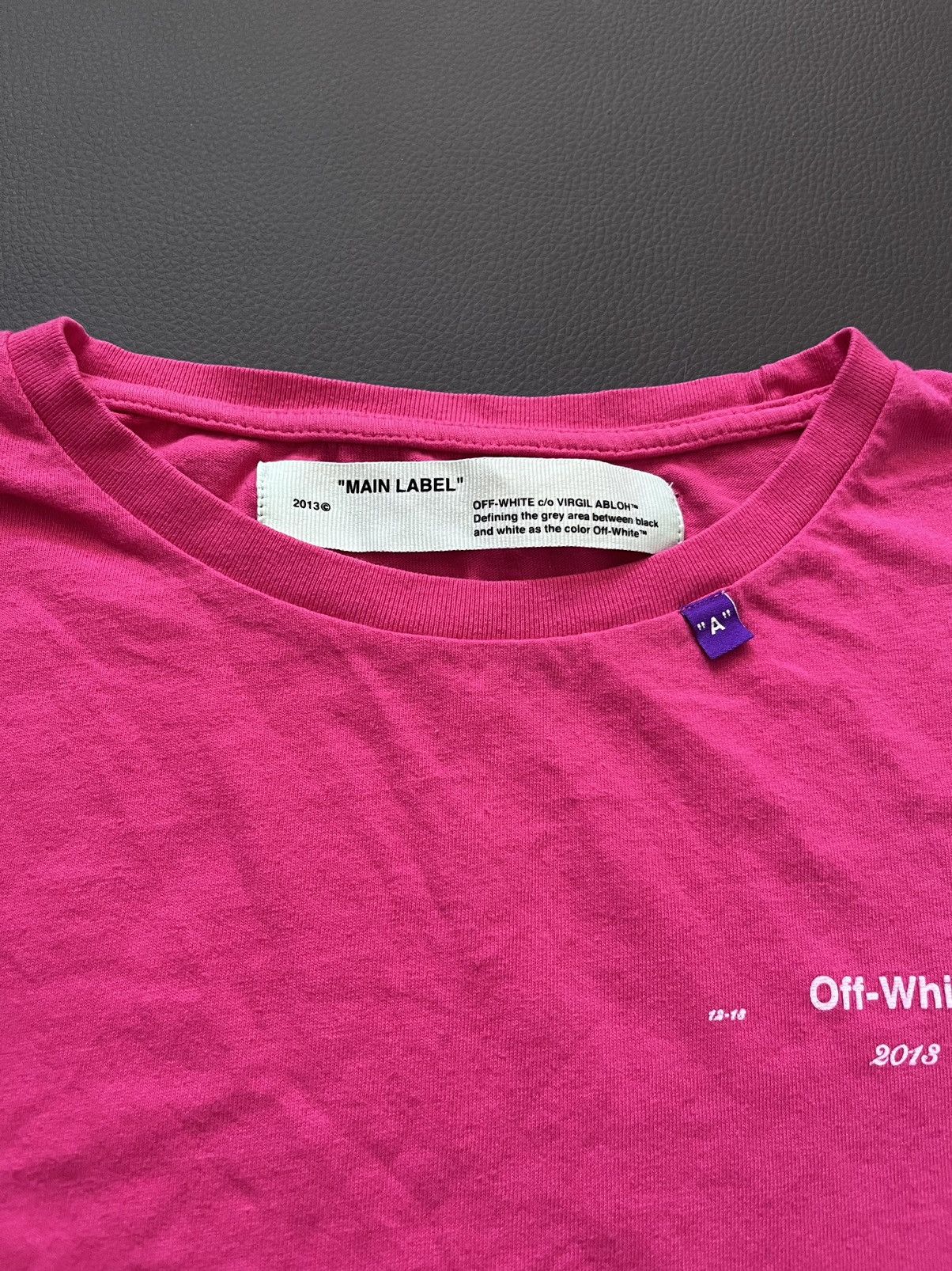 Off-White × Virgil Abloh Off-White Main Label Virgil Abloh 2013 T Shirt Men's XL Size US XL / EU 56 / 4 - 2 Thumbnail