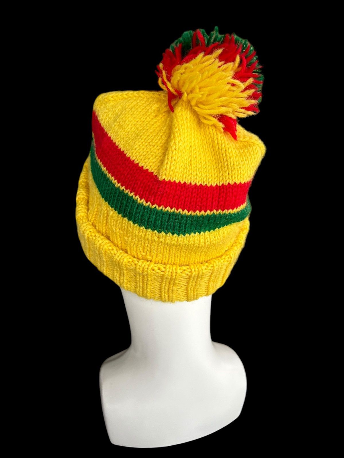 Japanese Brand × Kapital × Vintage Crochet knitted Handmade Beanie Hats ☠️☠️ Size ONE SIZE - 3 Thumbnail