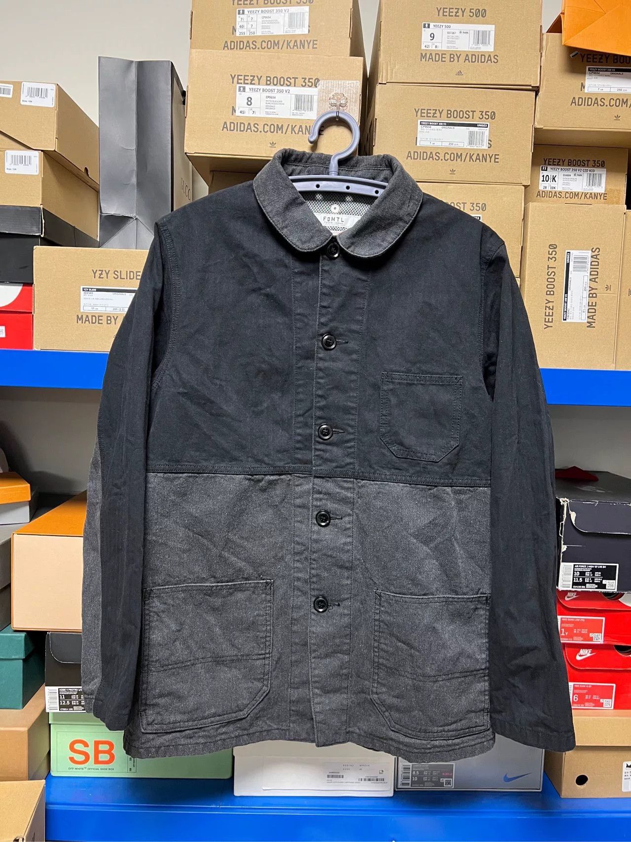 FDMTL Color Block Denim Jacket Size 4 Size US XL / EU 56 / 4 - 1 Thumbnail