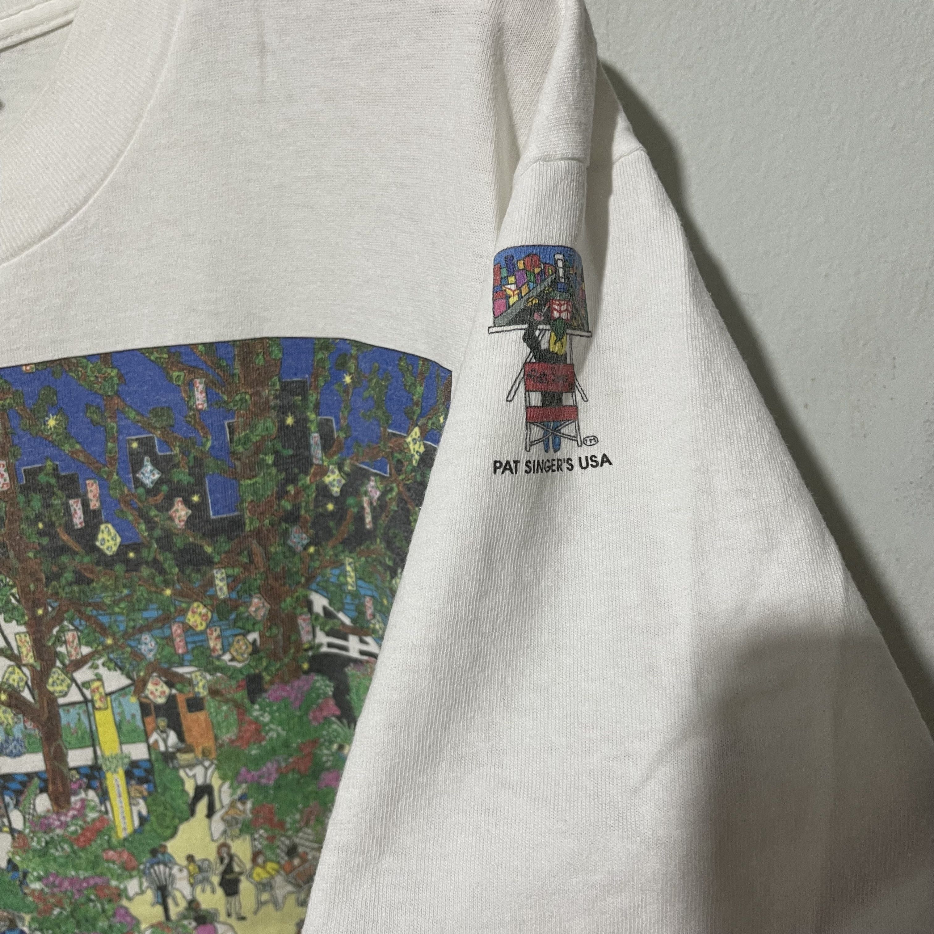 Vintage Vintage 90s Tavern on the Green New York T-Shirt Size US XL / EU 56 / 4 - 6 Thumbnail