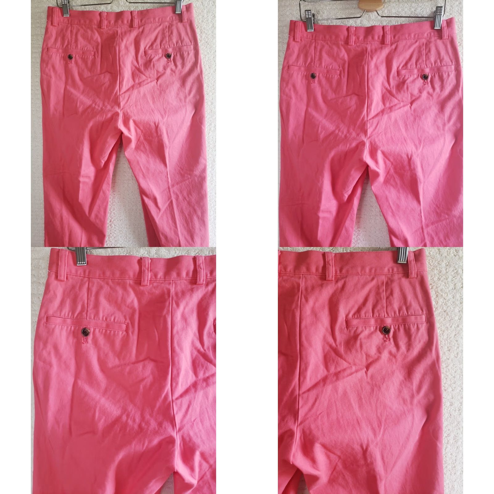 Brooks Brothers Brooks Brothers 346 Mens Chino Pants Size 32x30 HOT PINK Mid Rise Straight Golf Casual Comfort Pockets Flat Front Zip Size US 32 / EU 48 - 8 Thumbnail