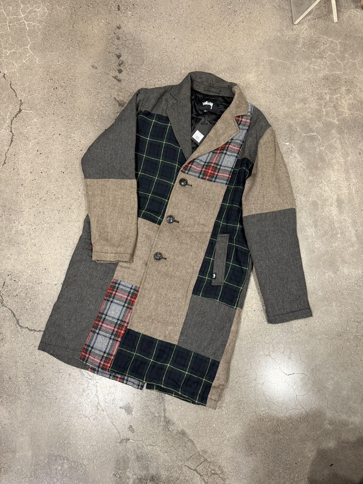 Stussy Stussy Patchwork Coat Size US M / EU 48-50 / 2 - 1 Thumbnail