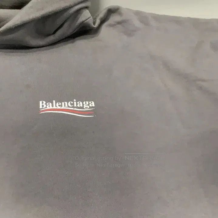 Balenciaga Balenciaga FW22 Logo Graphic Hooded Sweatshirt. Size US S / EU 44-46 / 1 - 7 Thumbnail