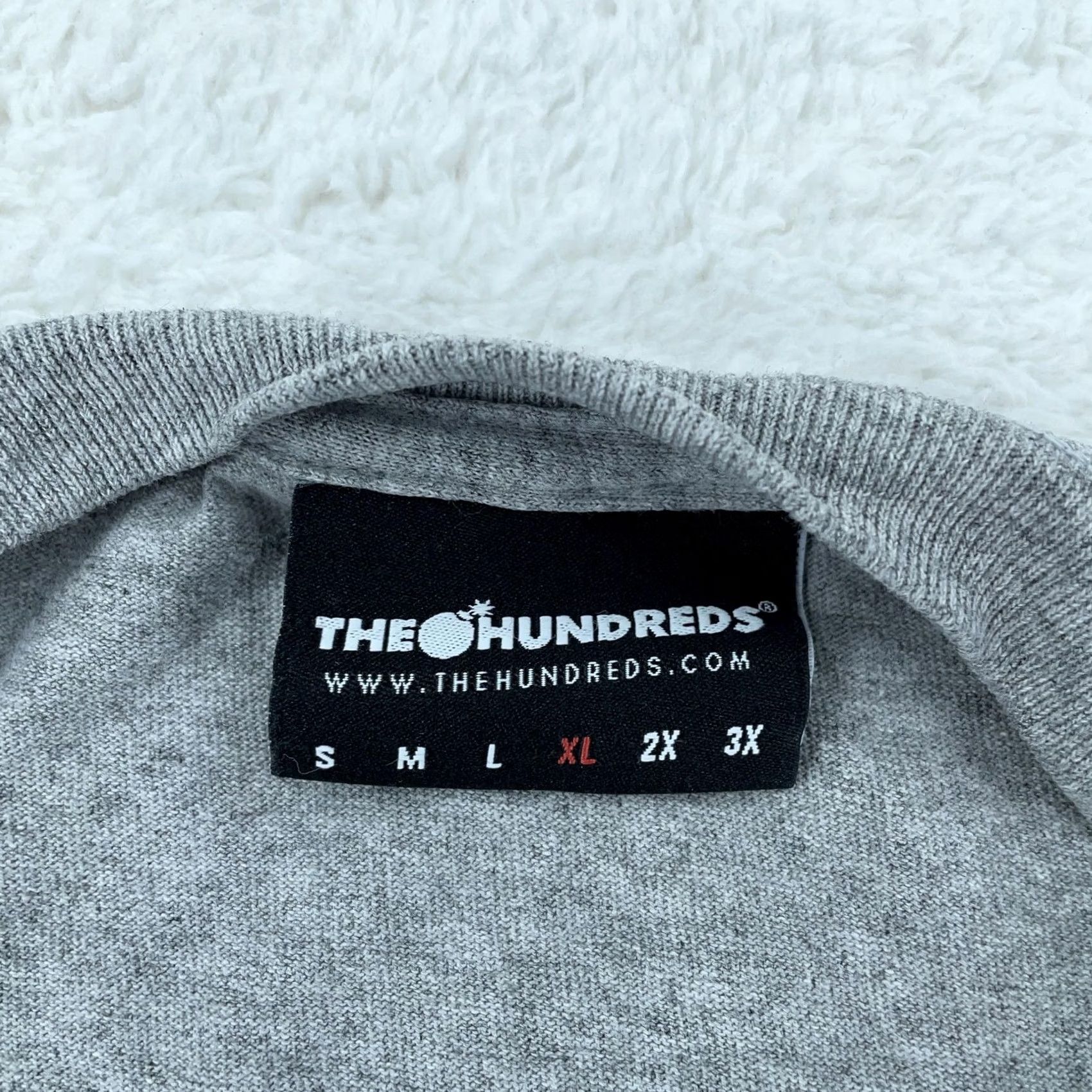 The Hundreds The Hundreds T Shirt Men XL Gray Adam Bomb Spellout Logo Streetwear Short Sleeve Size US XL / EU 56 / 4 - 7 Thumbnail