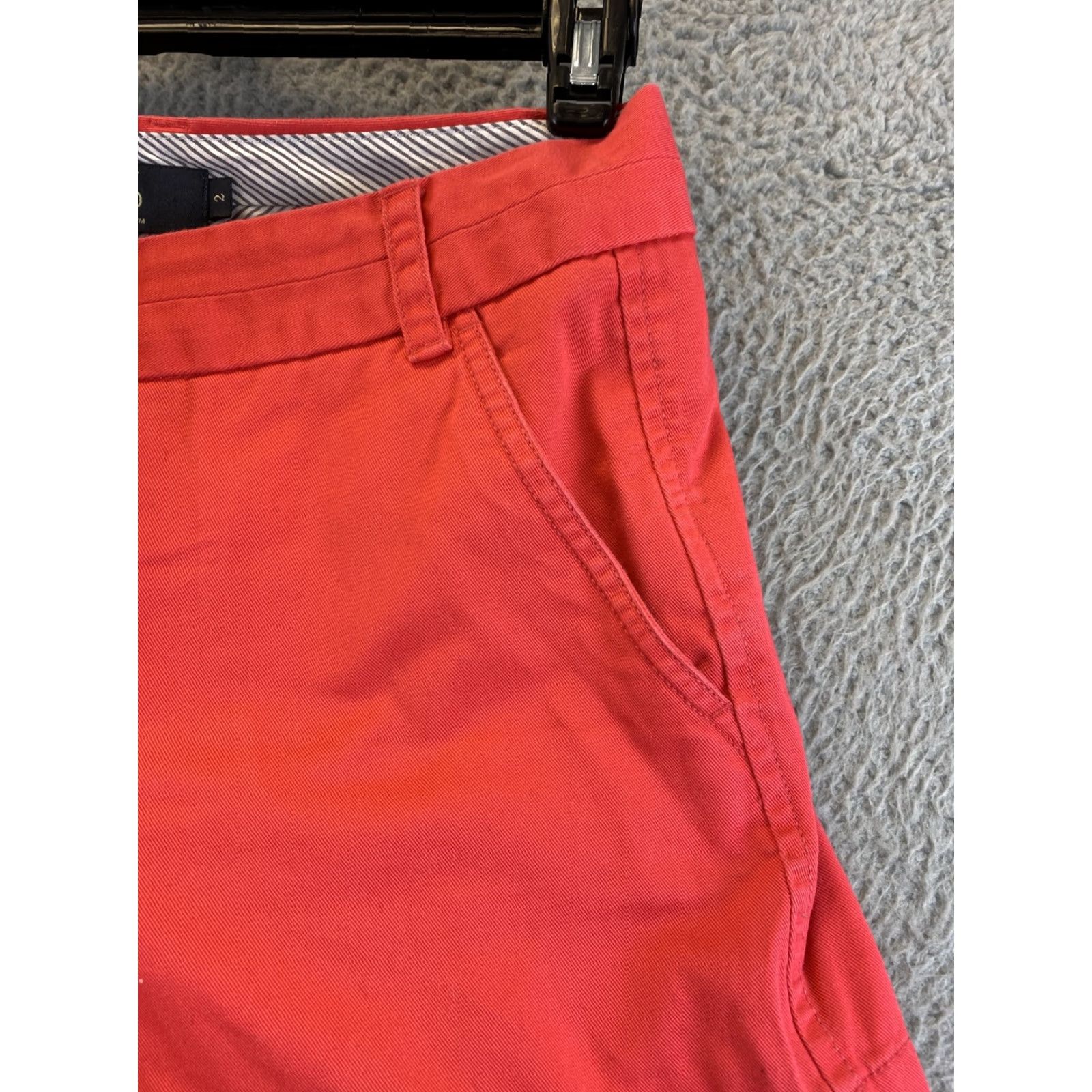 J.Crew J.CREW 4" Chino Shorts Women's Size 2 Salmon Pink Casual Walking Pockets Size 26" / US 2 / IT 38 - 2 Thumbnail