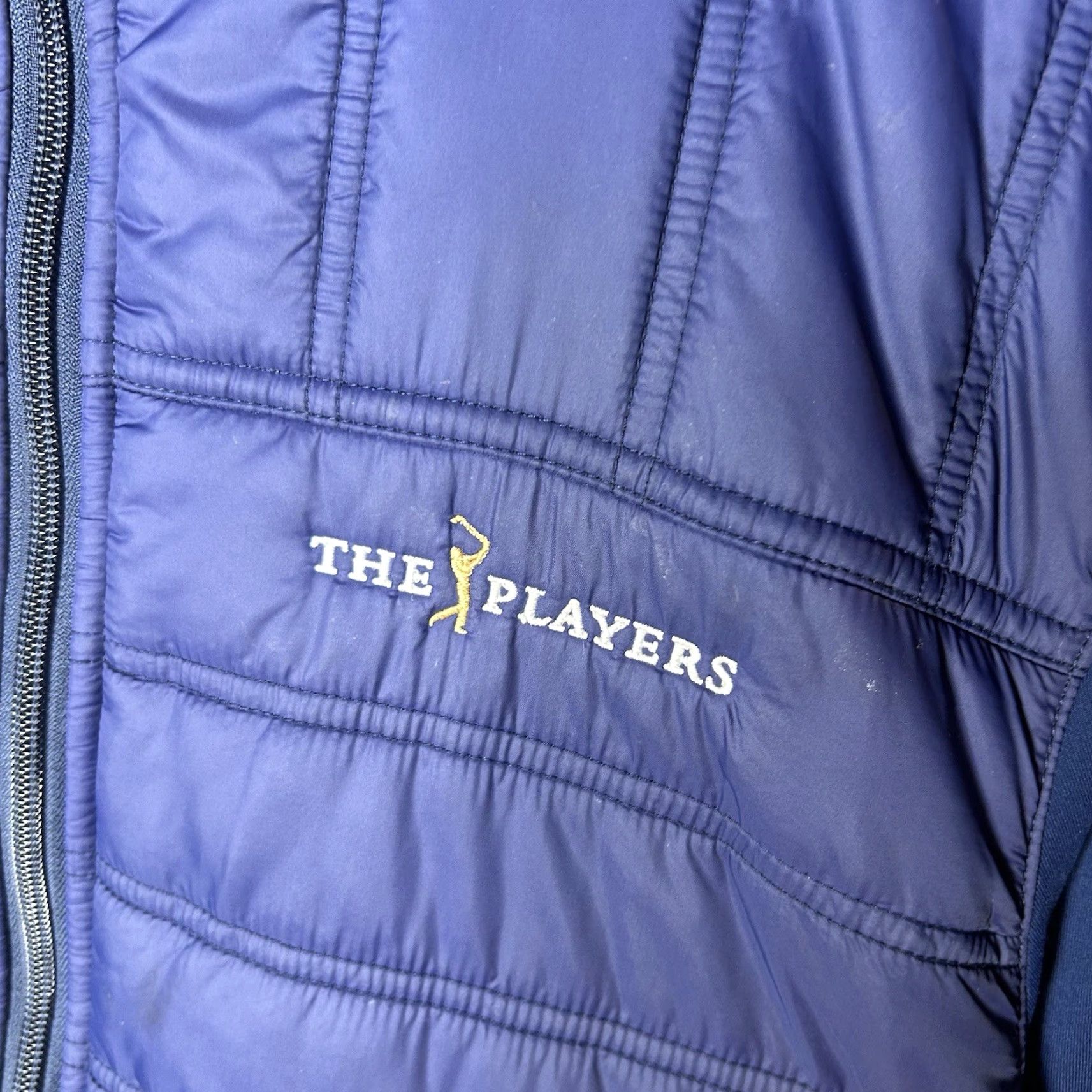 Vintage Straight Down Golf Jacket Men’s Large Blue Athletic Mid-Length Long Sleeve Size US L / EU 52-54 / 3 - 4 Thumbnail