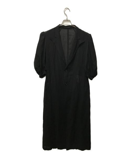 YOHJI YAMAMOTO Silk blend volume sleeve dress