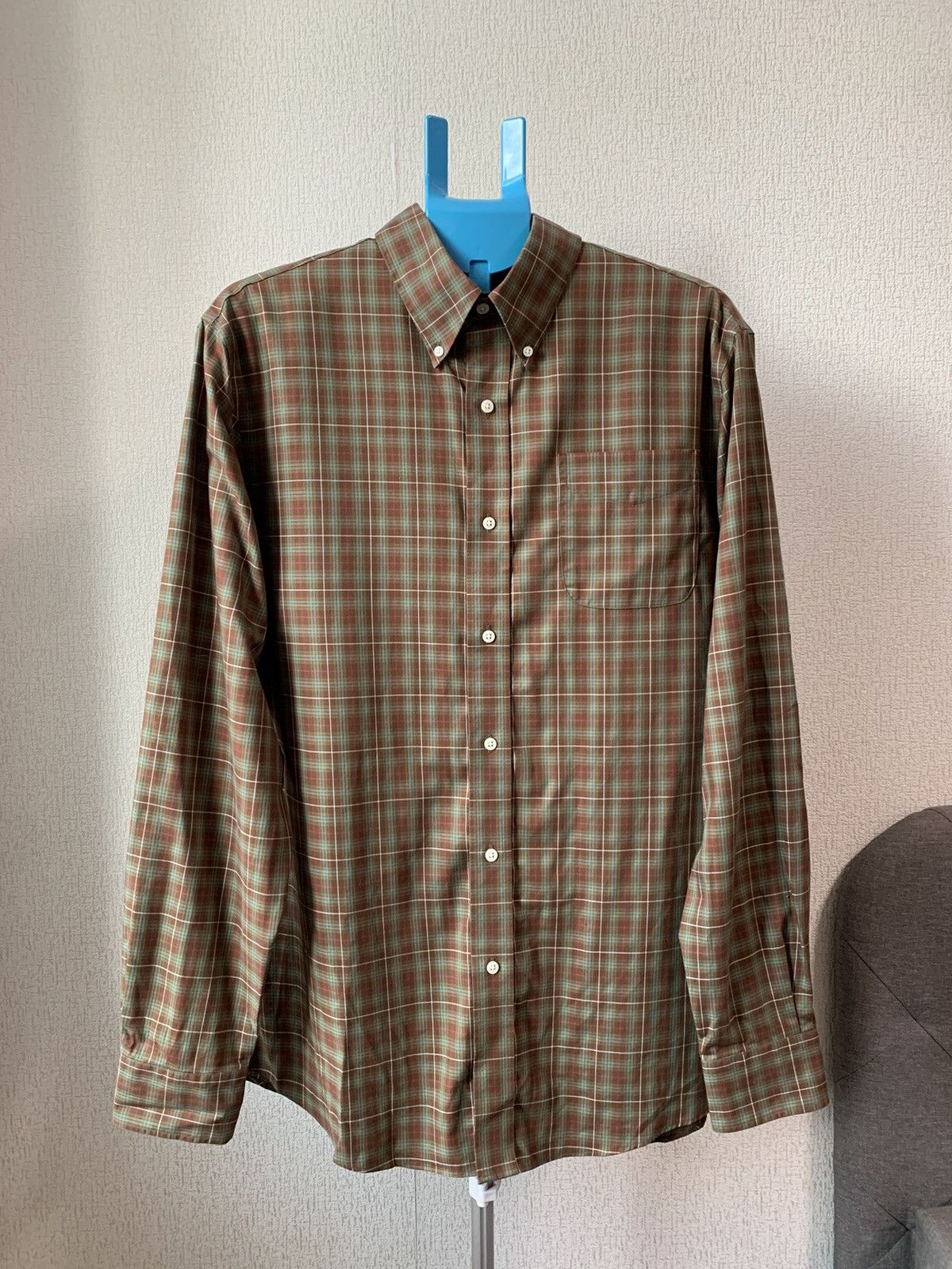 Ralph Lauren Ralph Lauren Green Label Checkered Shirt Size US XL / EU 56 / 4 - 1 Thumbnail