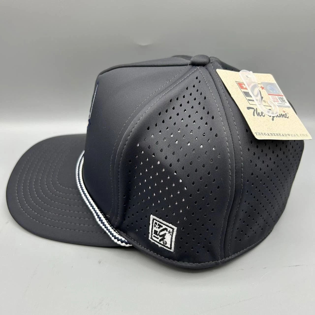 The Game ETSU Buccaneers Hat Men S-M Black Gray NCAA Stretch Fitted Size ONE SIZE - 5 Thumbnail