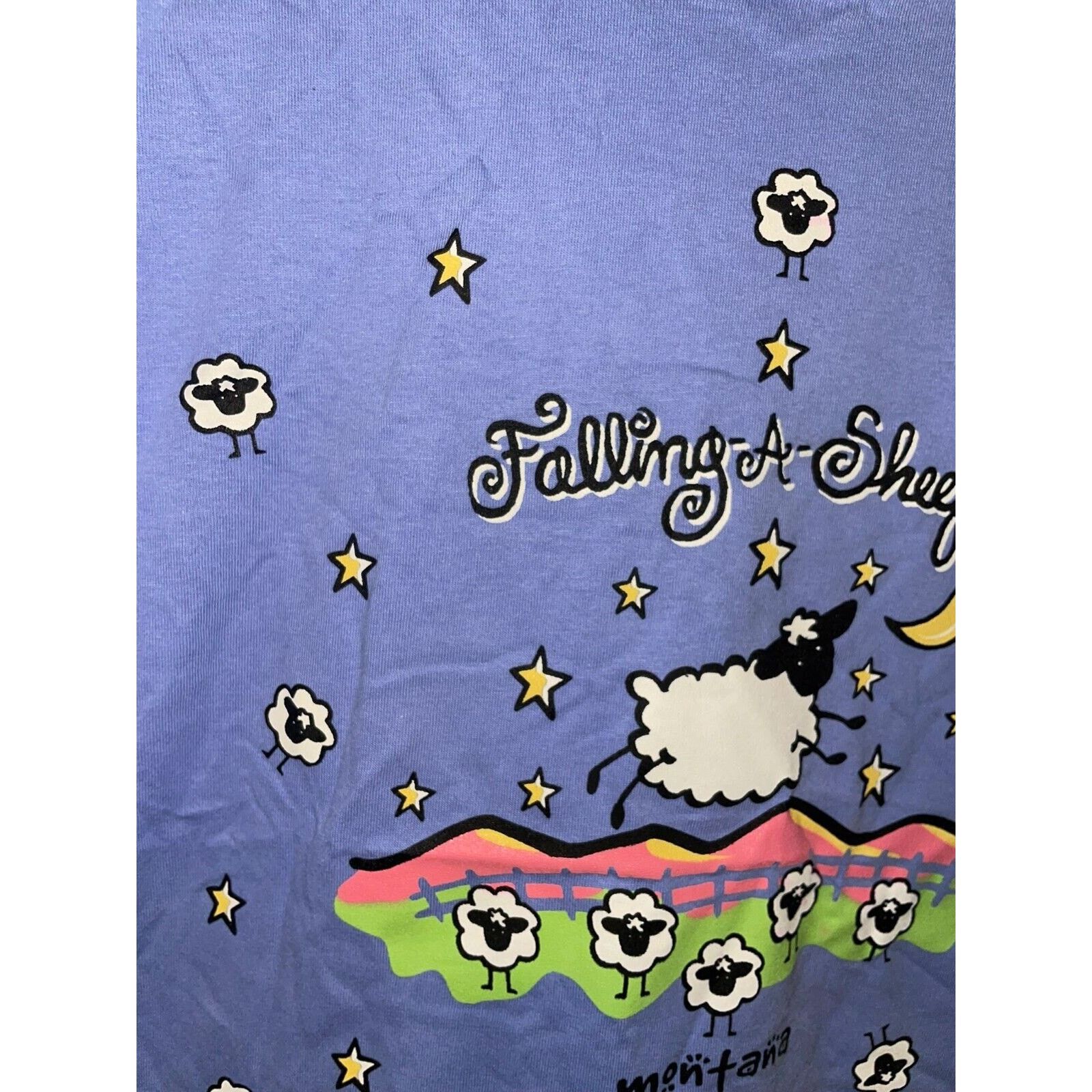 Jerzees Vintage Sleeper Shirt Women's Falling A Sheep Sleep 90s XL Size XL / US 12-14 / IT 48-50 - 4 Thumbnail