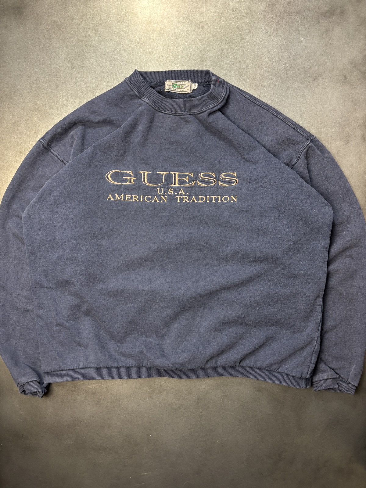 Guess × Vintage Vintage Guess Jeans Sweatshirt Marciano 1980s 1990s USA Crew Size US M / EU 48-50 / 2 - 9 Thumbnail