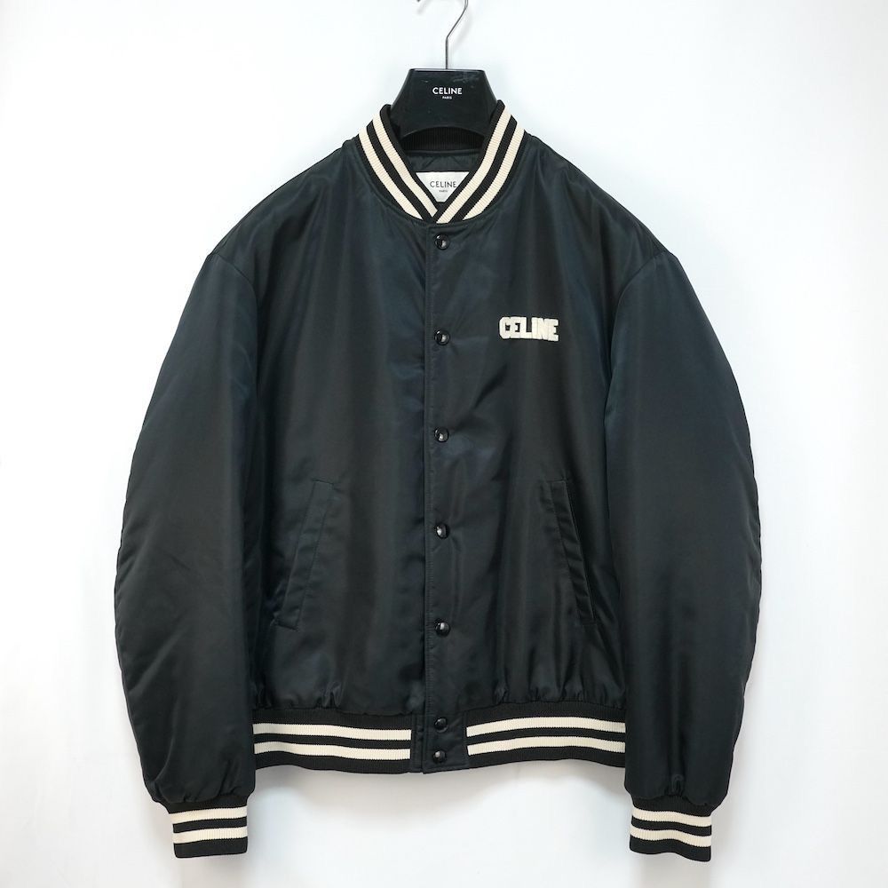 2024AW CELINE Loose Teddy Nylon Blouson Jacket Bomber ma-1