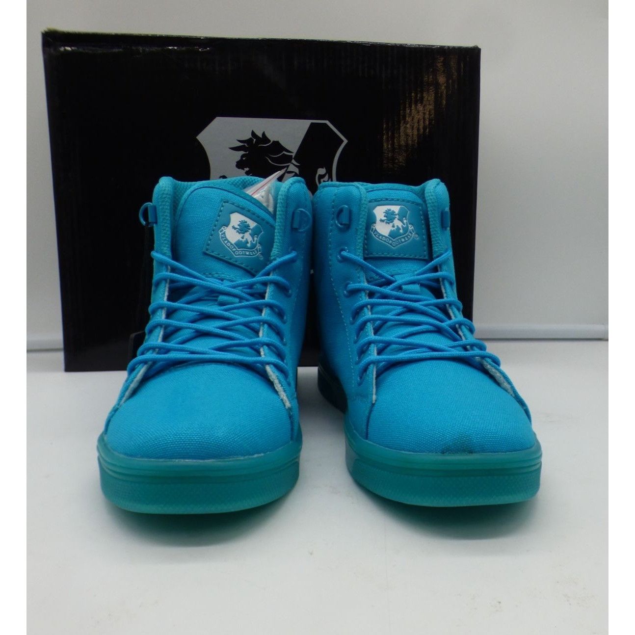 Vlado Vlado Footwear Athena Women’s HI-top Sneaker, Turquoise, Sz. Size US 6 / IT 36 - 10 Thumbnail